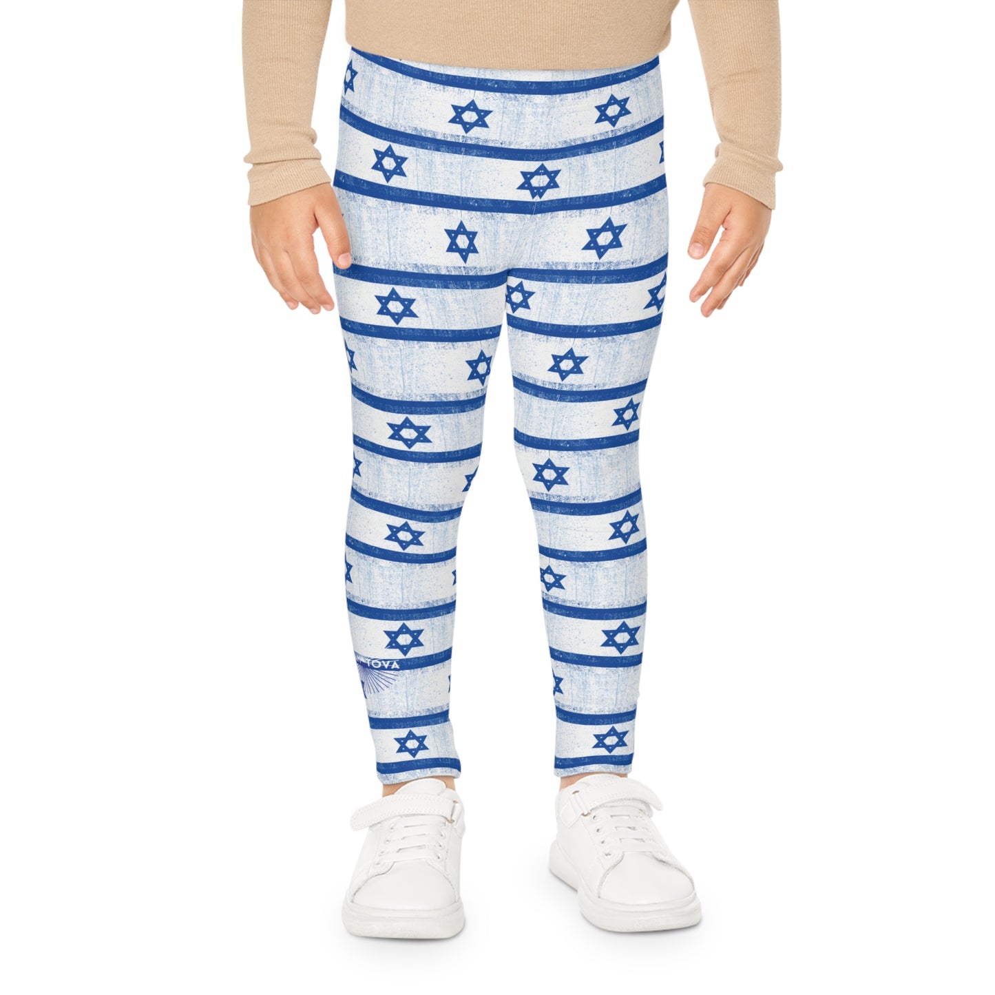 Imri Israel Flag Pattern Kids Leggings