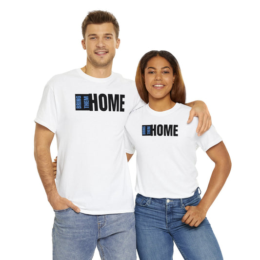 Bring Them HOME Black & Blue Unisex Heavy Cotton Tee