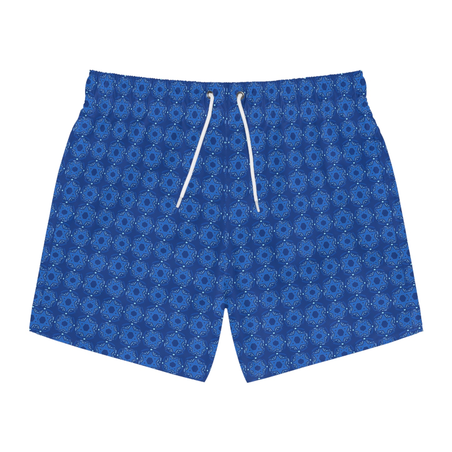 Yechiel Navy Star Swim Trunks