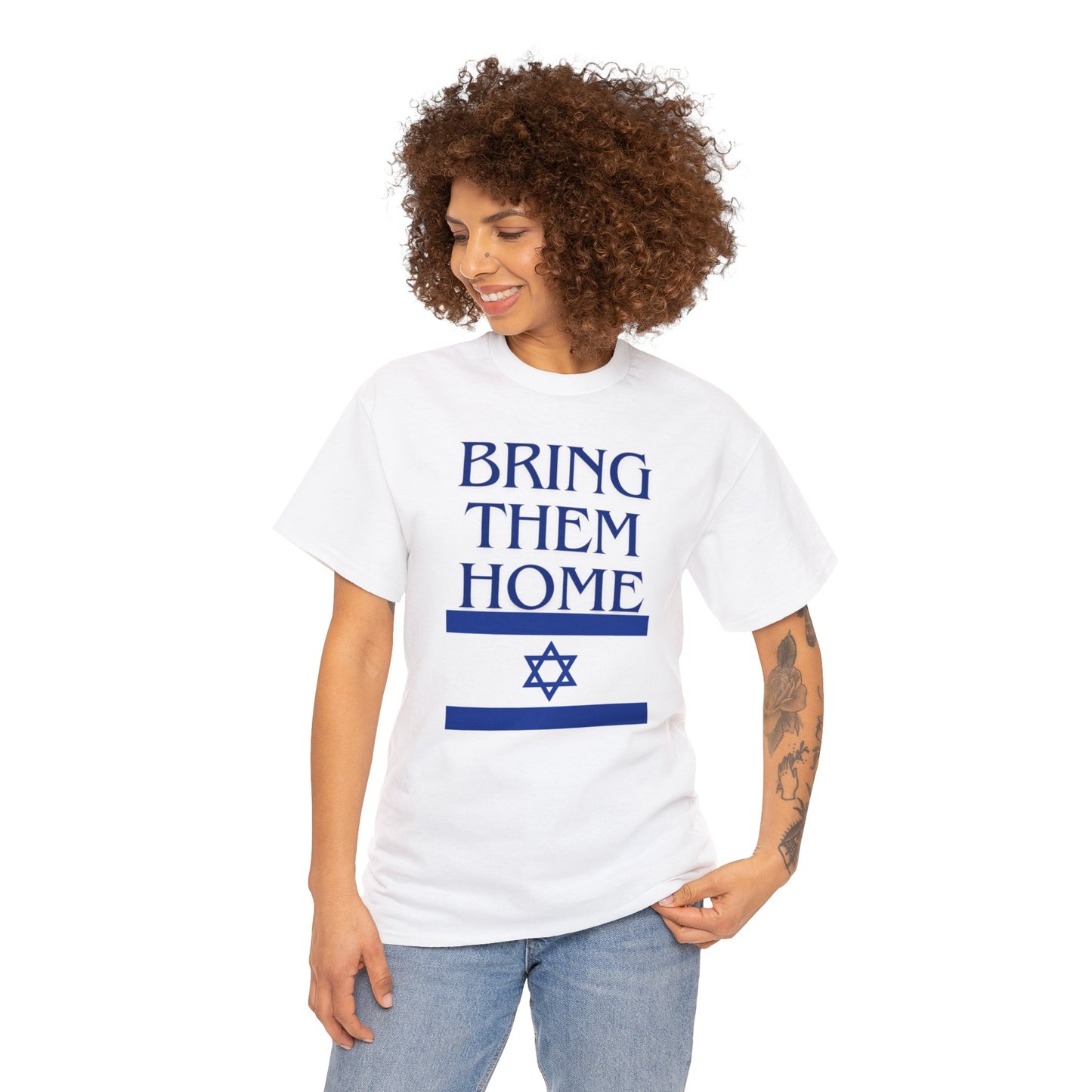 Bring Them Home Blue Unisex Heavy Cotton Tee