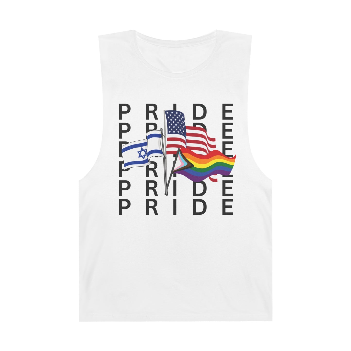 3 Pride Flags United Barnard Tank