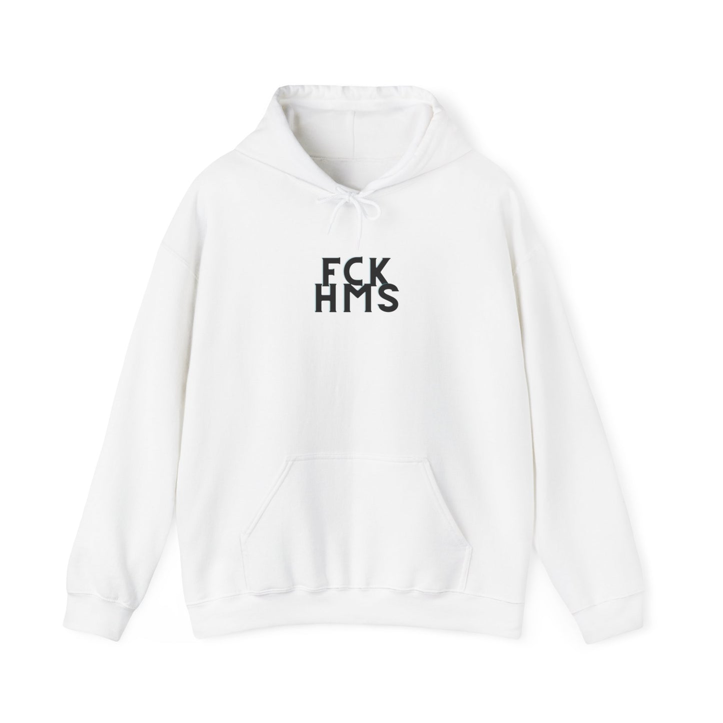 FCK HMS Black & Teal Unisex Heavy Blend™ Hooded Sweatshirt