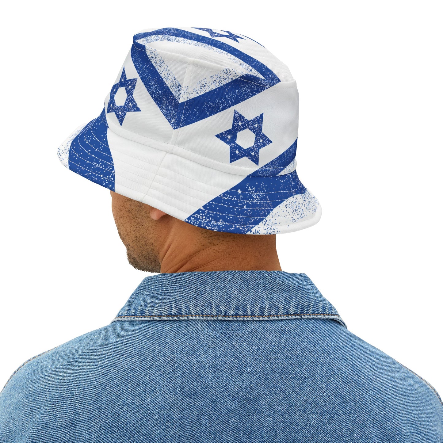 Imri Israel Flag Pattern Bucket Hat