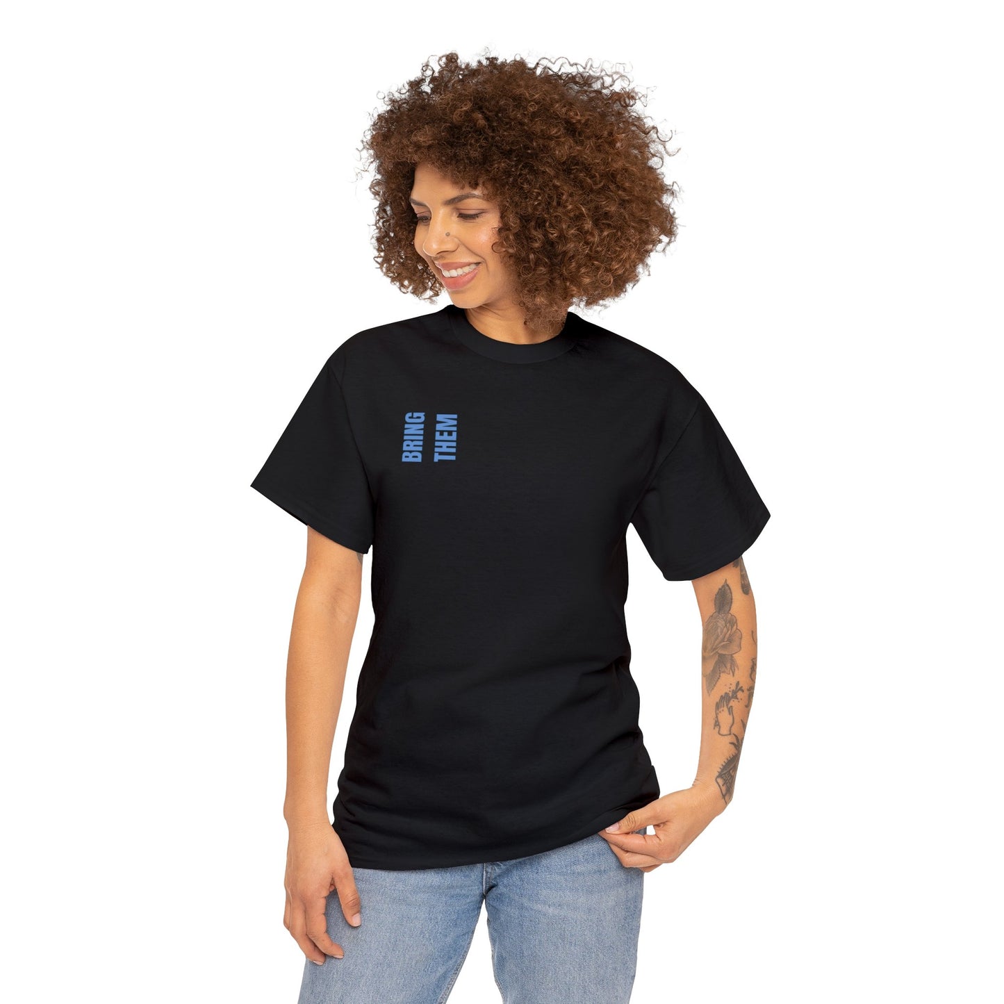 Bring Them HOME Black & Blue Unisex Heavy Cotton Tee