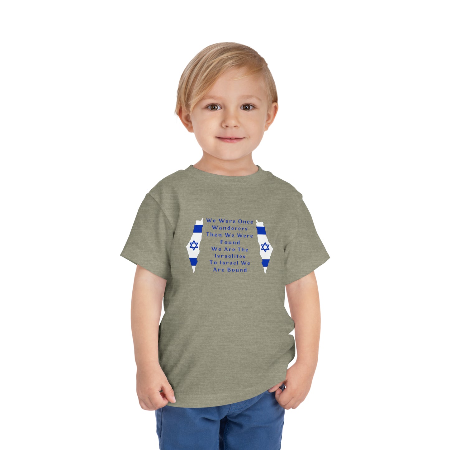 We Were Once Wanderers Israel II Toddler Short Sleeve Tee