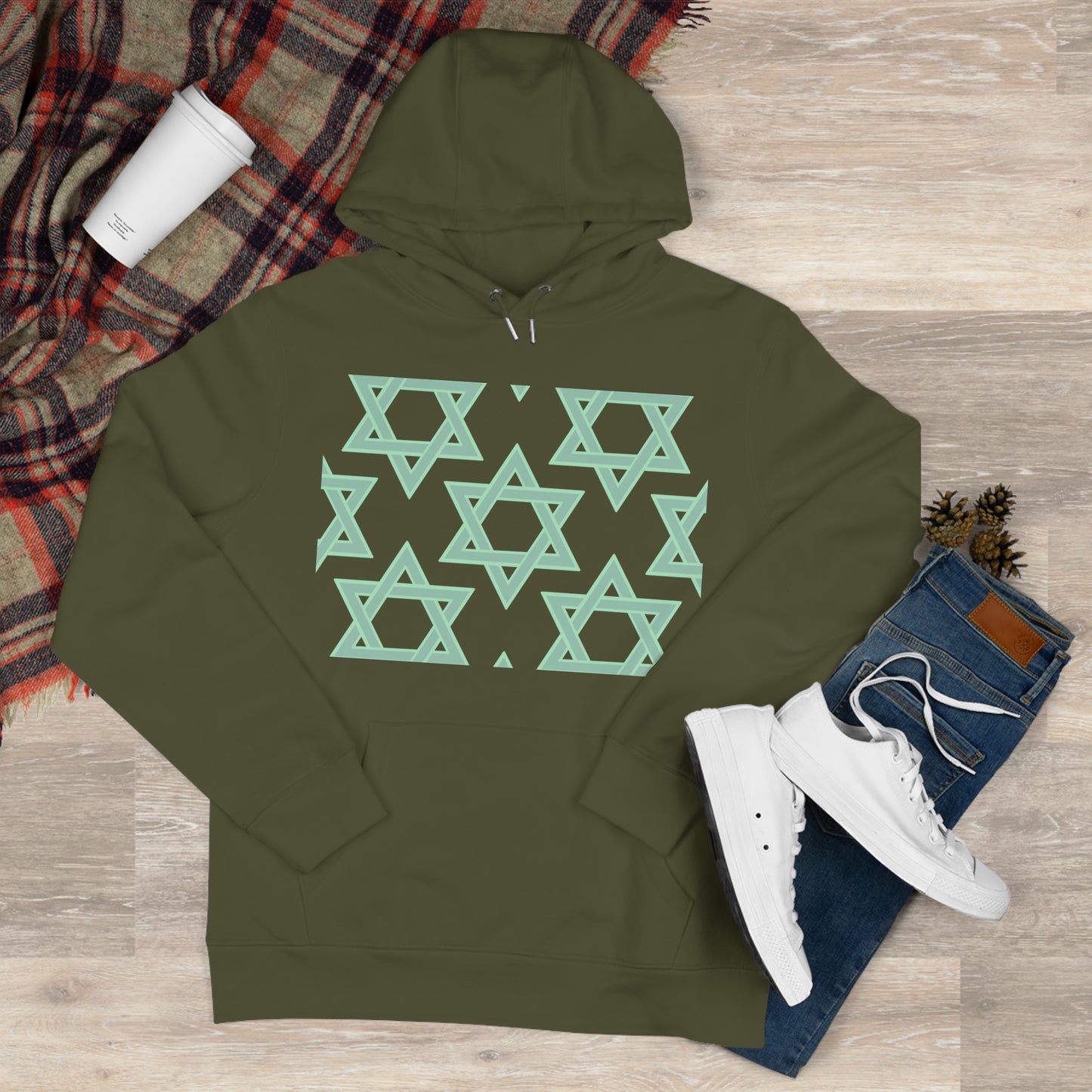 Shani Green Star Hoodie