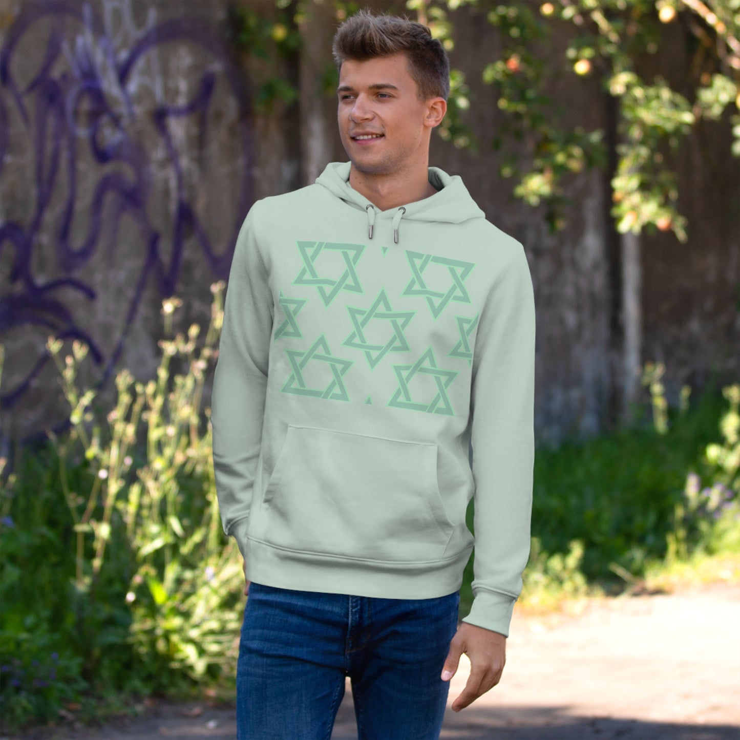 Shani Green Star Hoodie