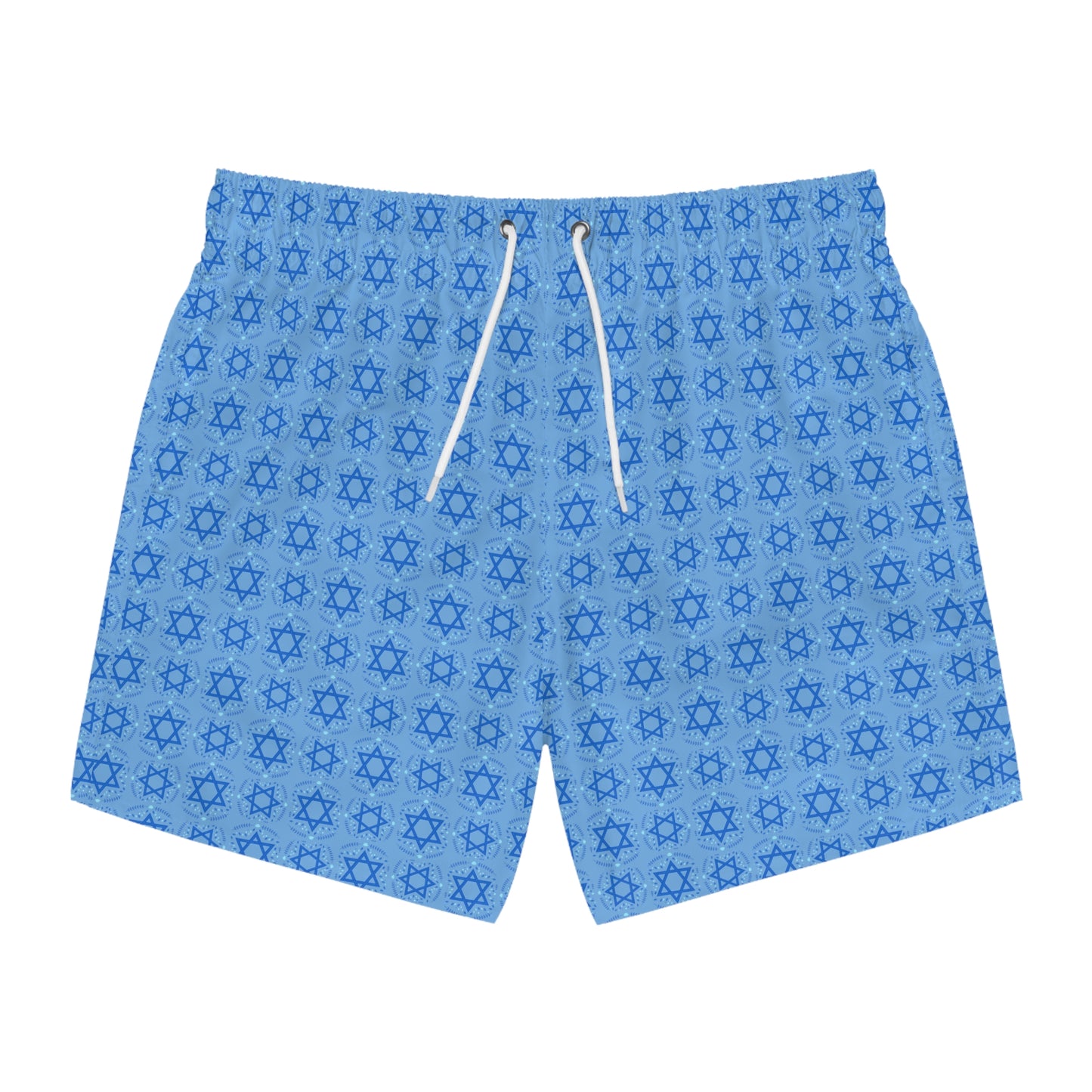 Yechiel Blue Star Swim Trunks