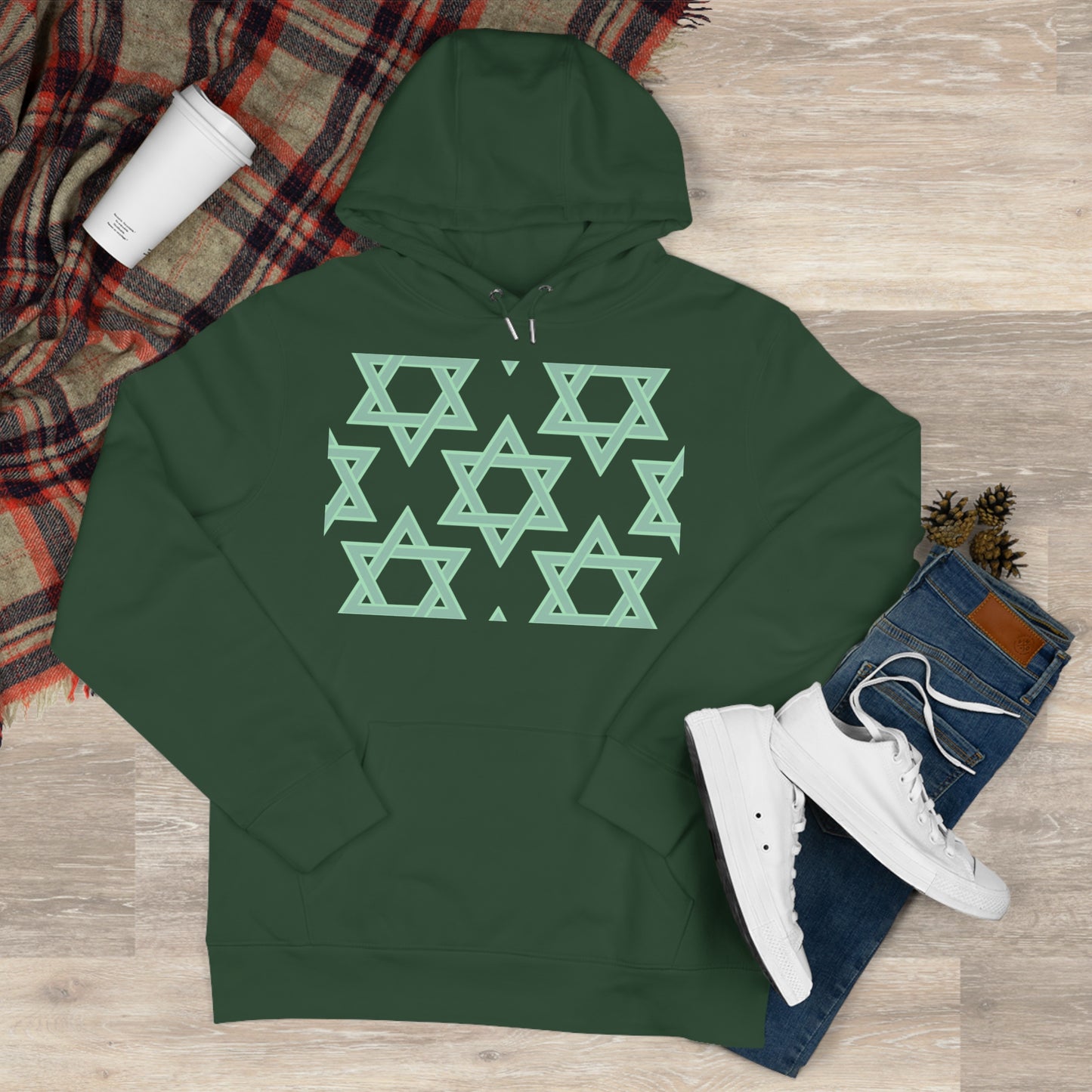 Shani Green Star Hoodie