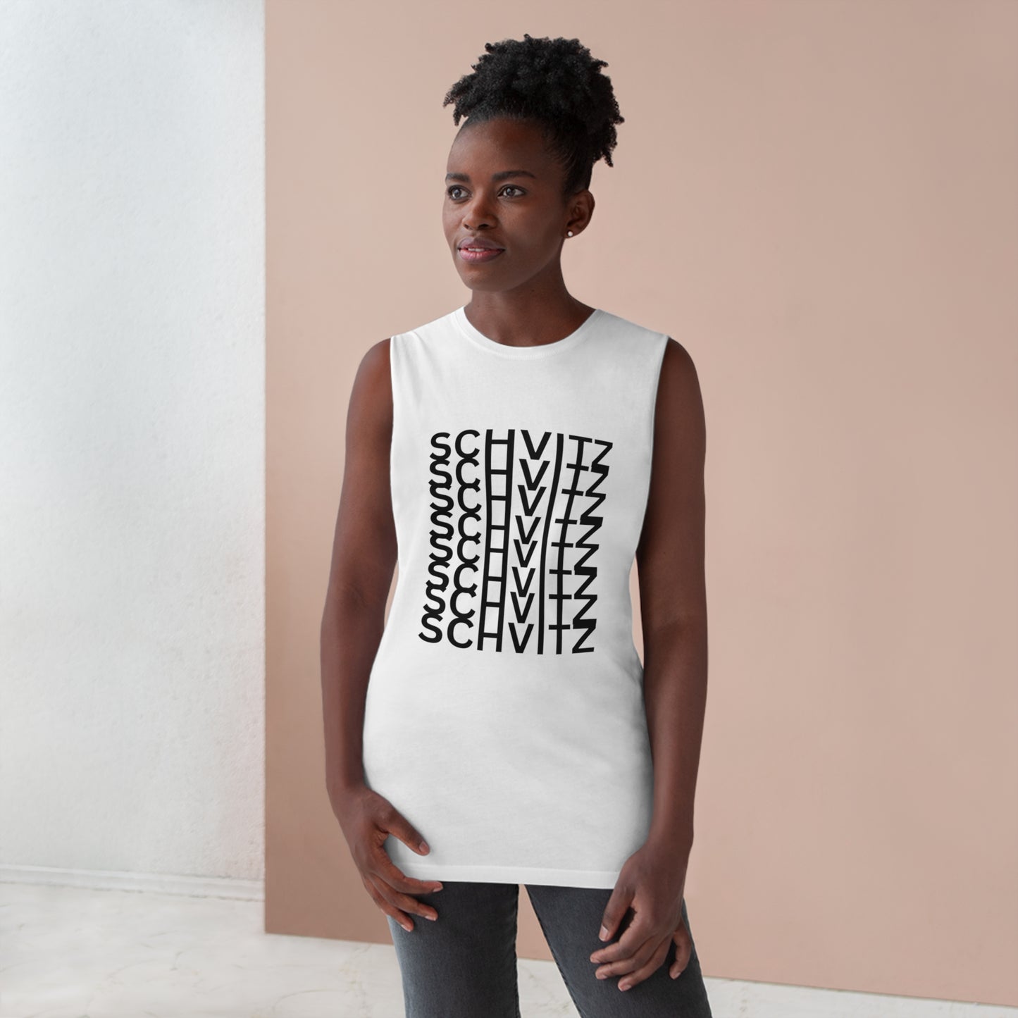 Black Multi Schvitz Unisex Barnard Tank