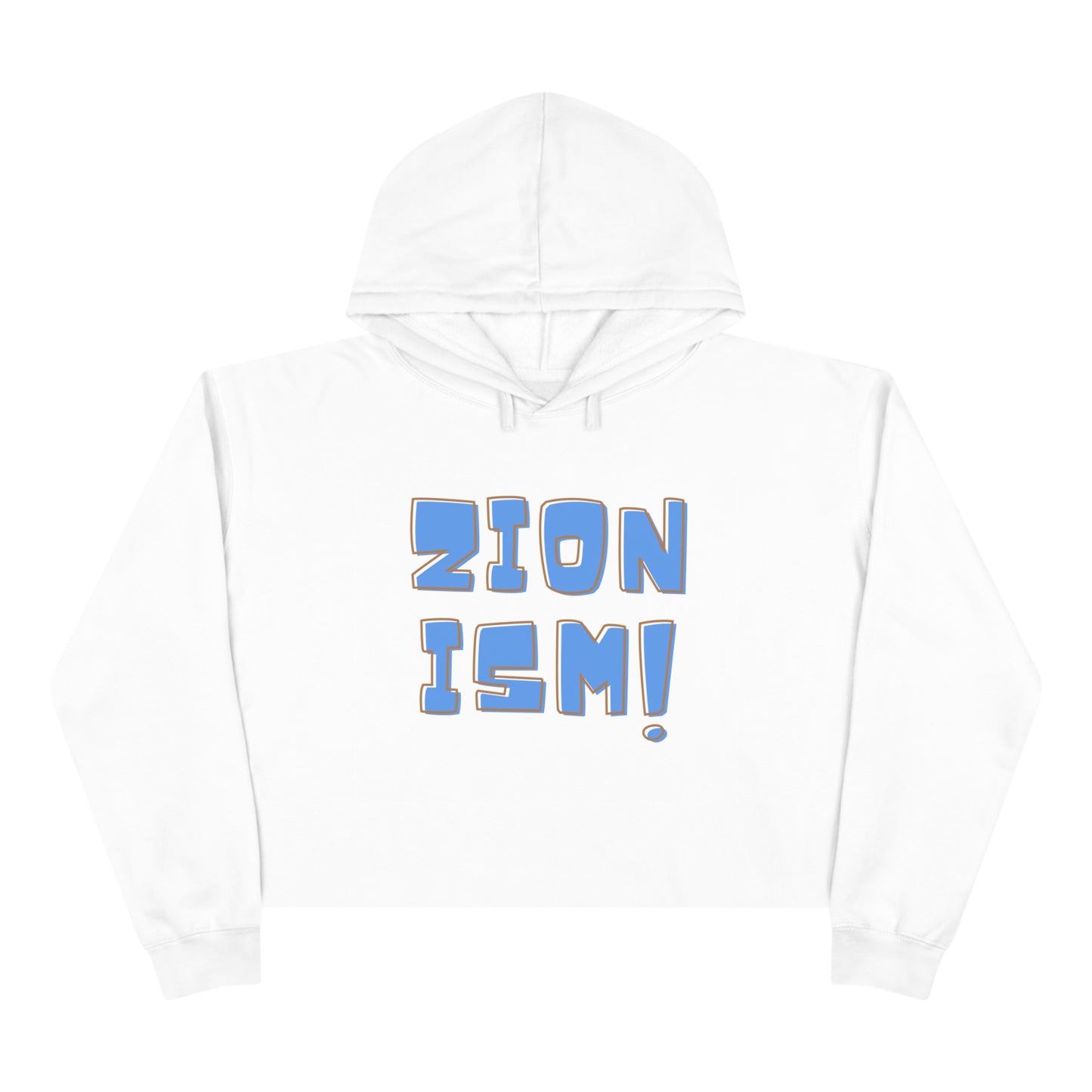 ZION Blue Crop Hoodie