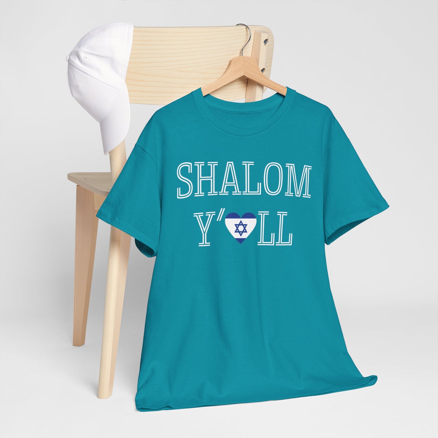 Cheryl, Shalom Y'all Unisex Heavy Cotton Tee