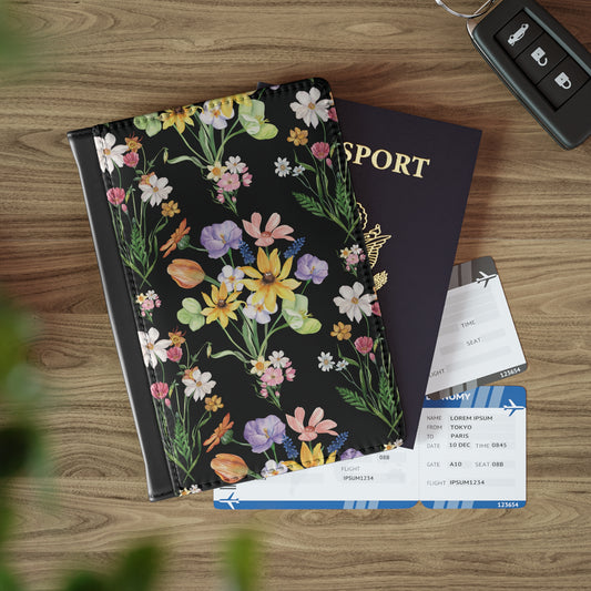 Yvonne Floral Pattern Passport Cover