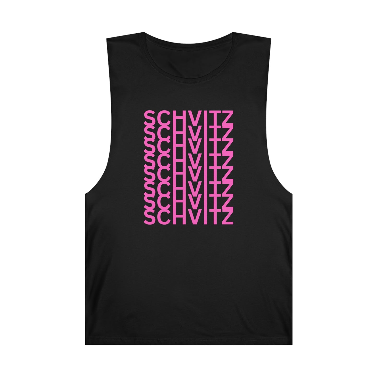 Pink Multi Schvitz Unisex Barnard Tank