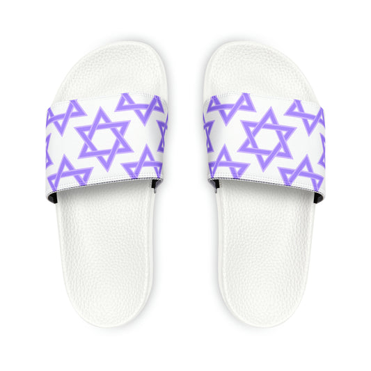 Bailey Purple Star Women's PU Slide Sandals