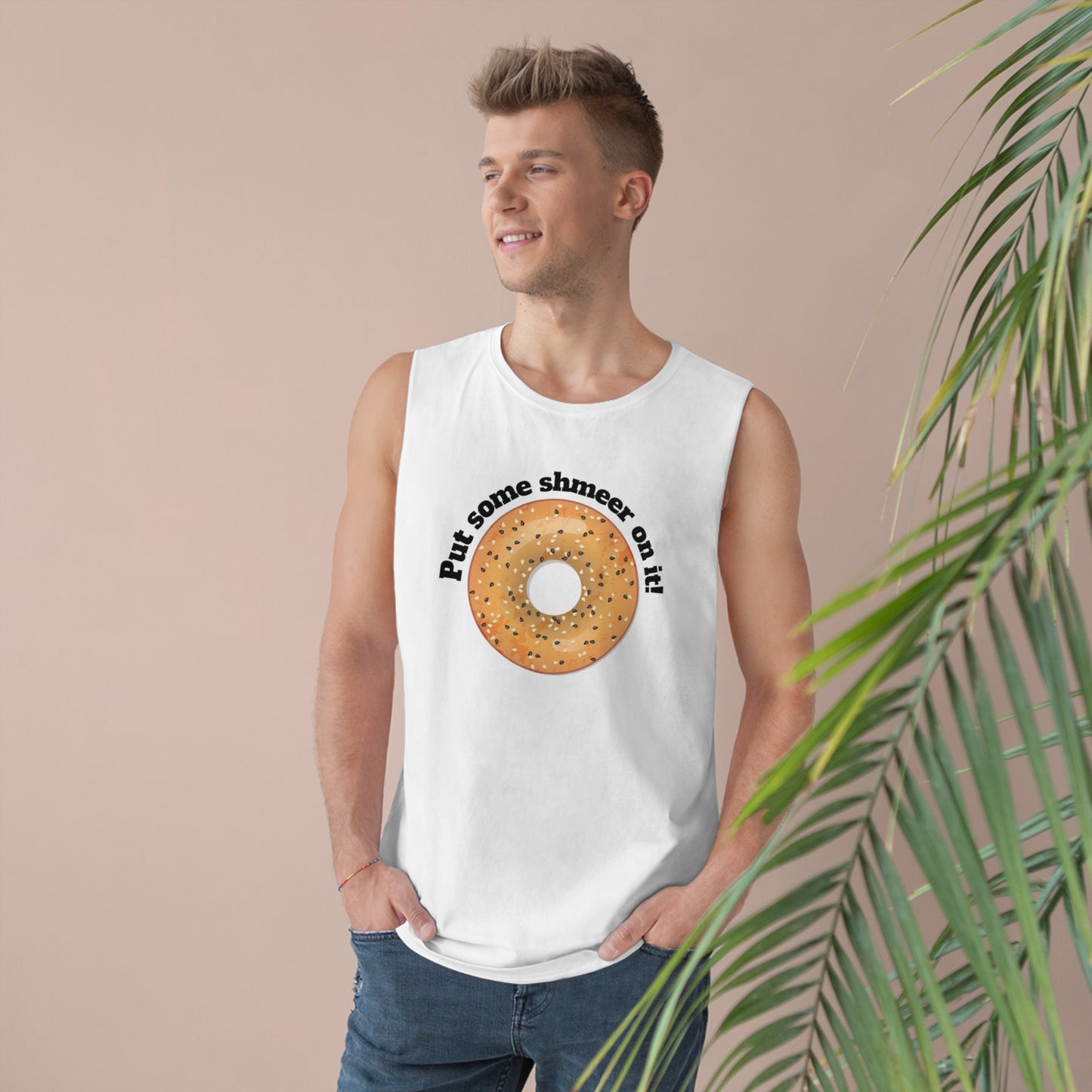 Shmeer On The Bagel Unisex Barnard Tank