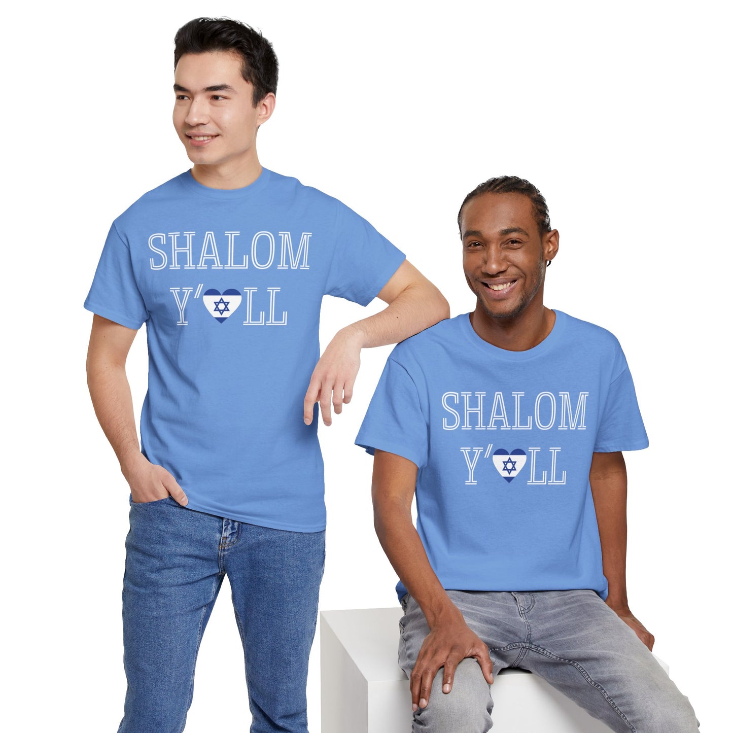 Cheryl, Shalom Y'all Unisex Heavy Cotton Tee