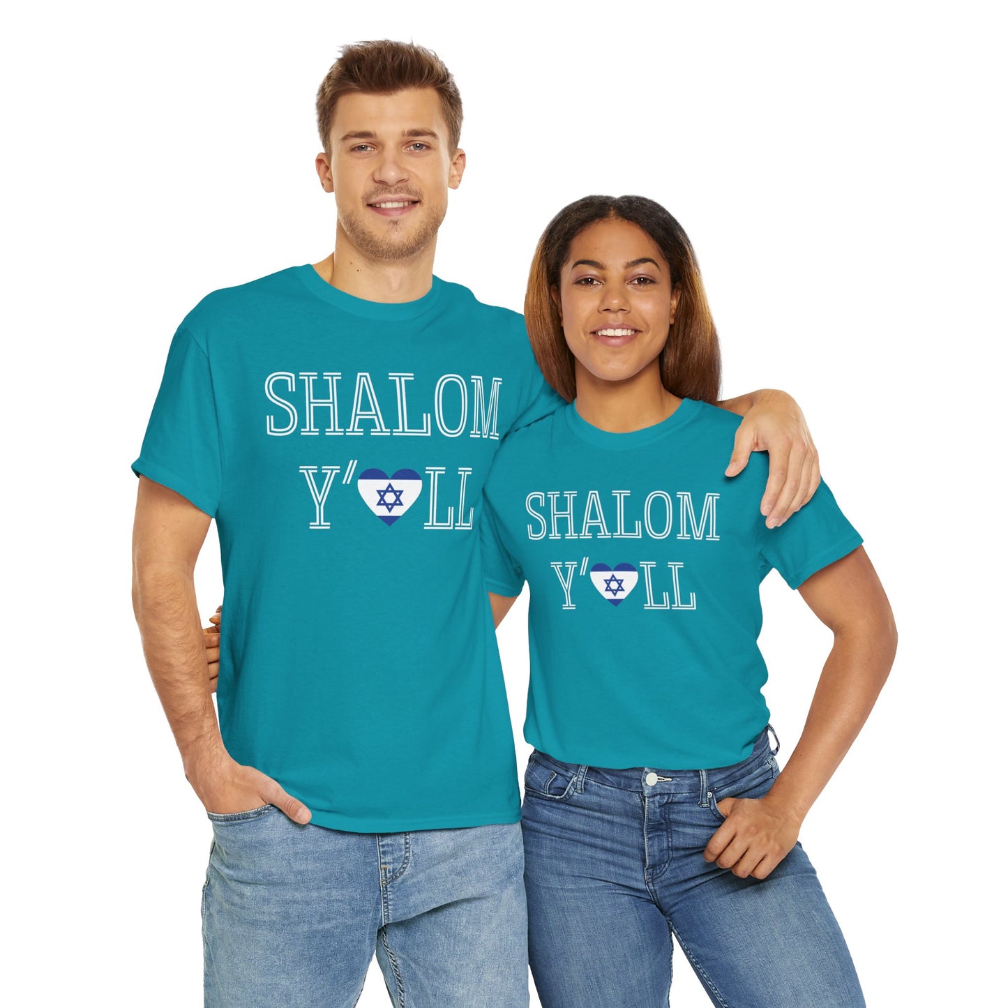 Cheryl, Shalom Y'all Unisex Heavy Cotton Tee