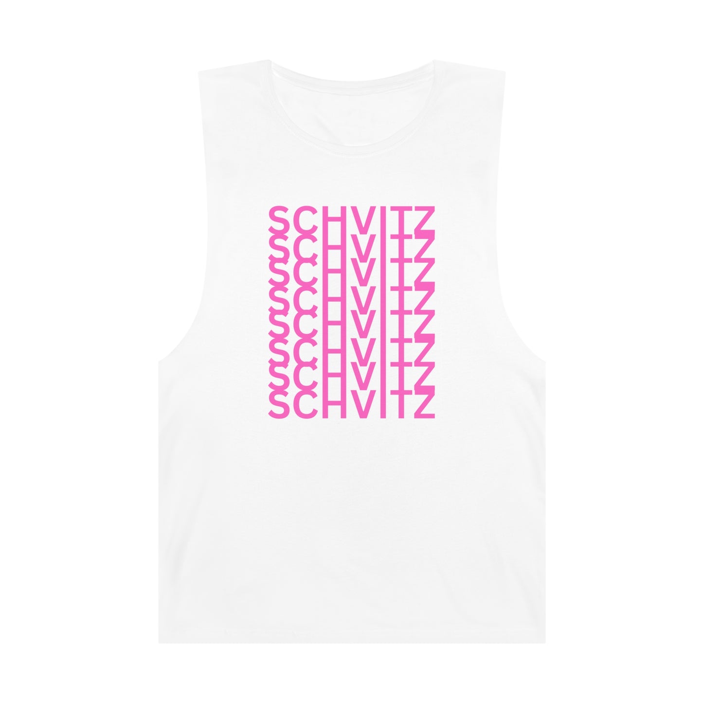 Pink Multi Schvitz Unisex Barnard Tank