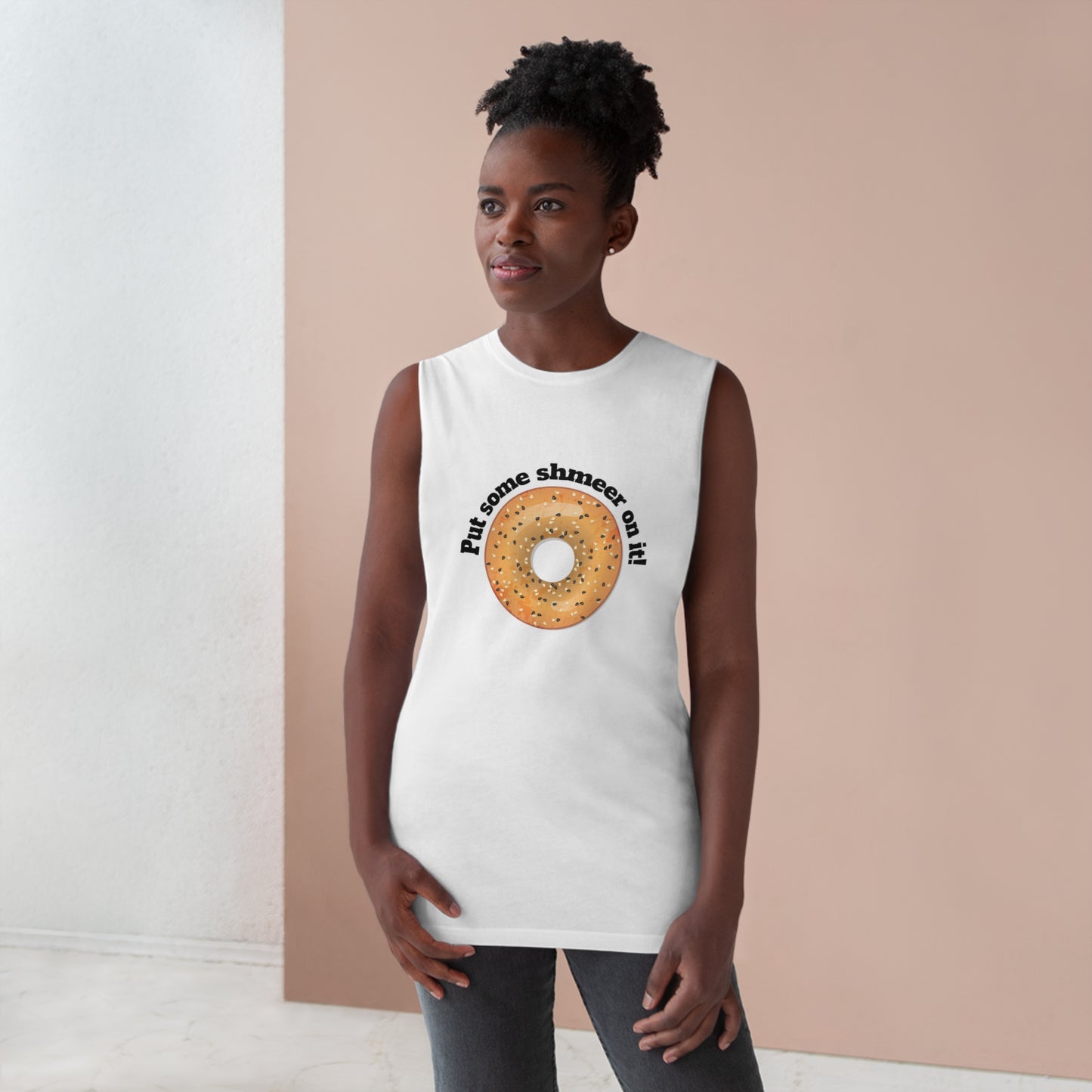 Shmeer On The Bagel Unisex Barnard Tank