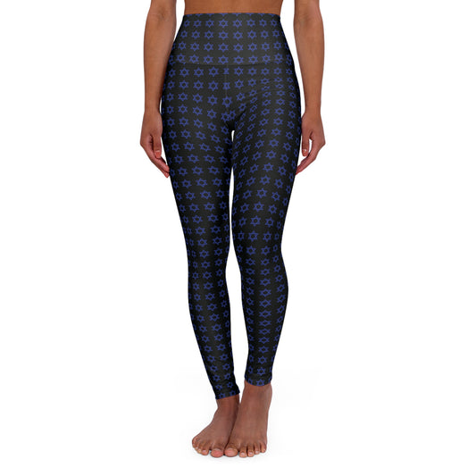 Ofir on Black High Waisted Yoga Leggings