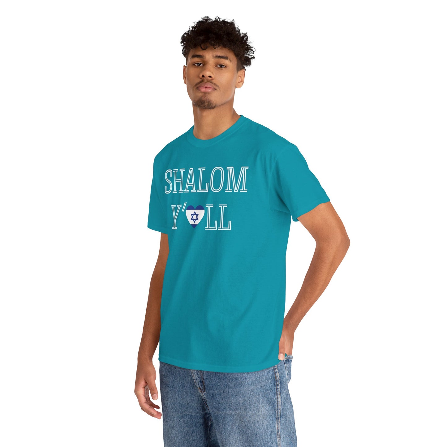 Cheryl, Shalom Y'all Unisex Heavy Cotton Tee