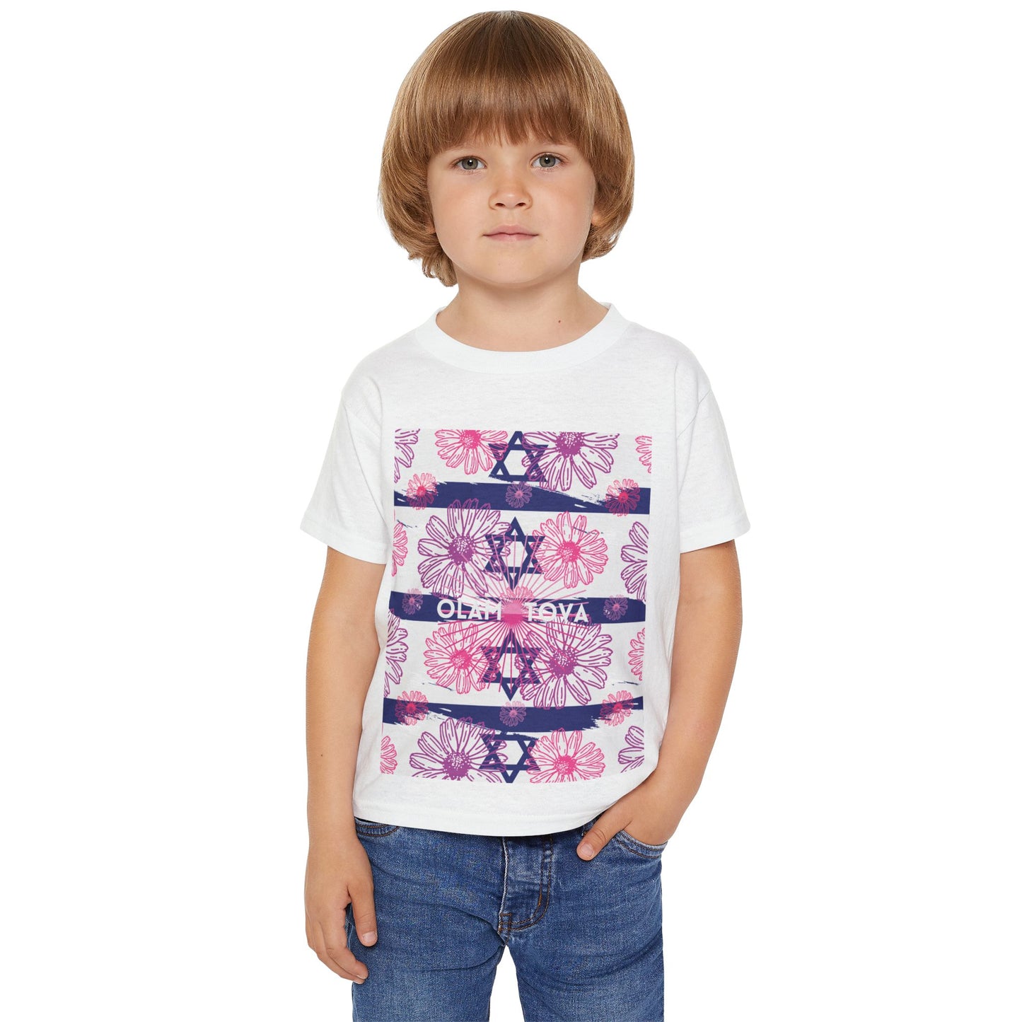 Israel Flower Summer Swim Heavy Cotton™ Toddler T-shirt