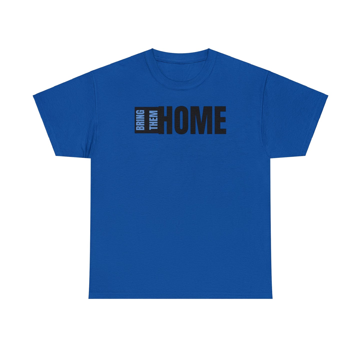 Bring Them HOME Black & Blue Unisex Heavy Cotton Tee