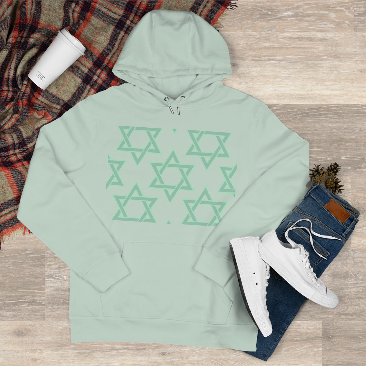 Shani Green Star Hoodie