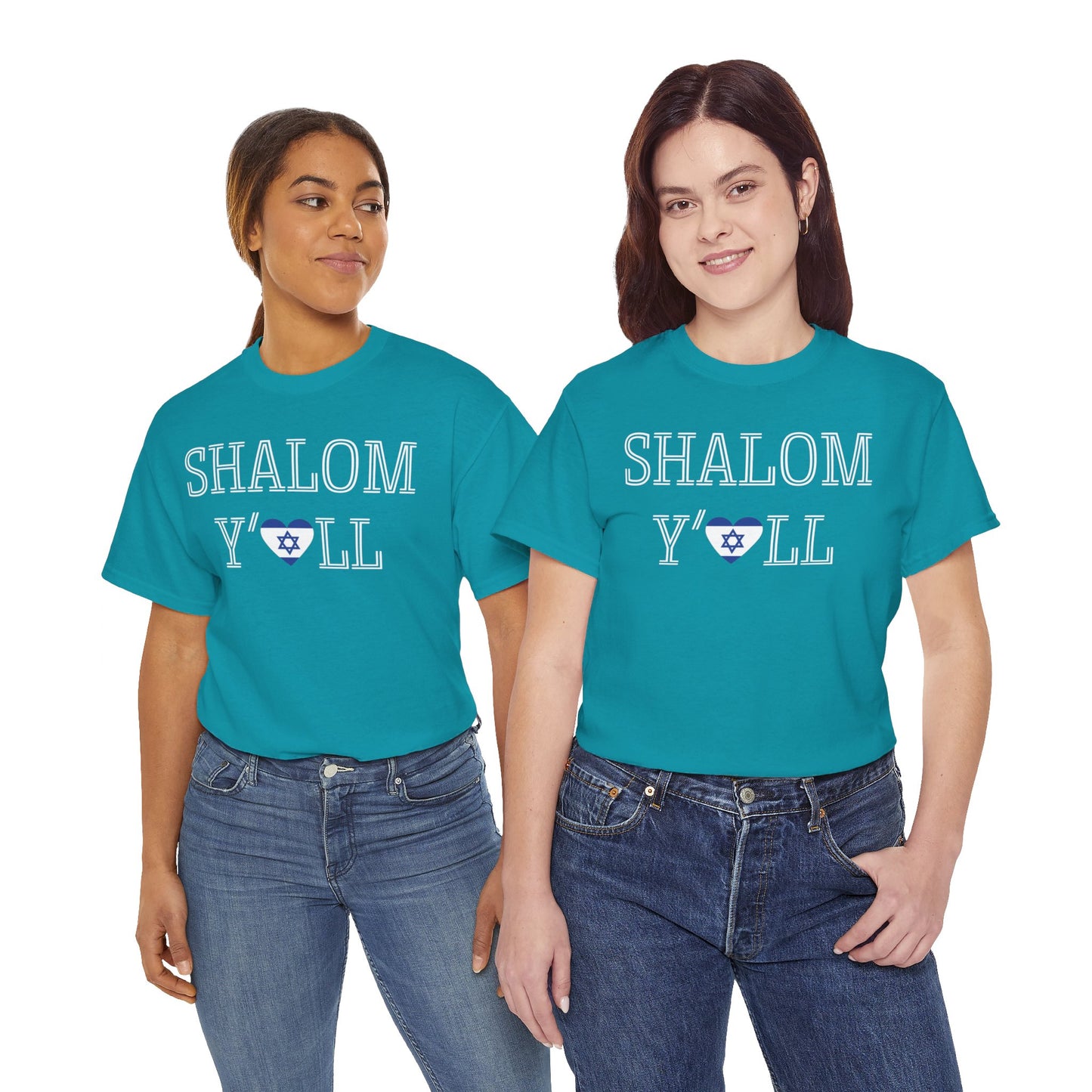 Cheryl, Shalom Y'all Unisex Heavy Cotton Tee