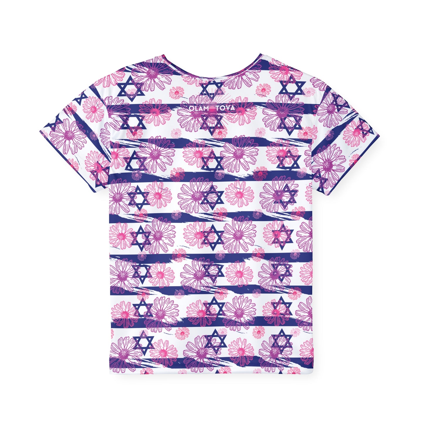 Israel Flowers Summer Swim Kids Sports Jersey