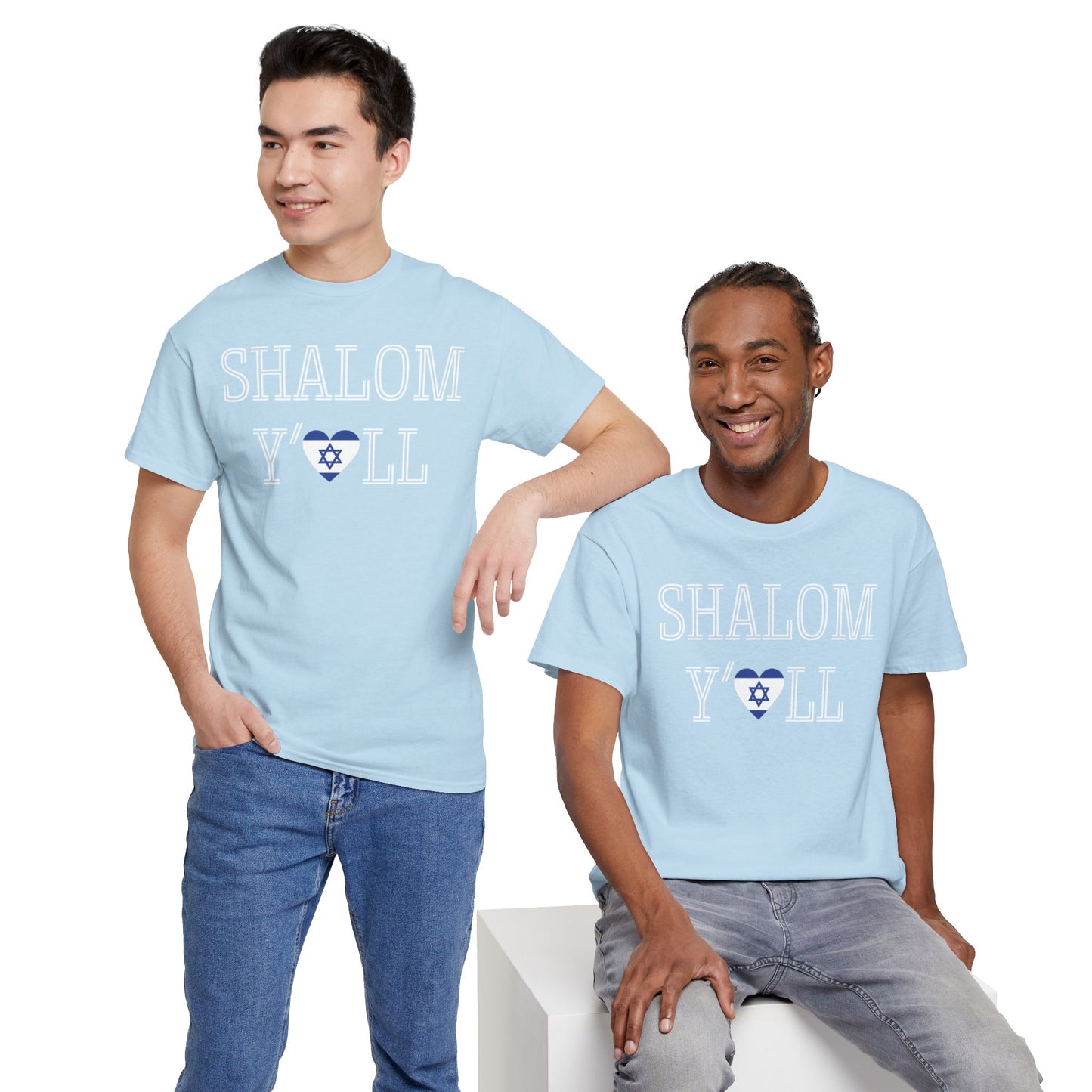 Cheryl, Shalom Y'all Unisex Heavy Cotton Tee