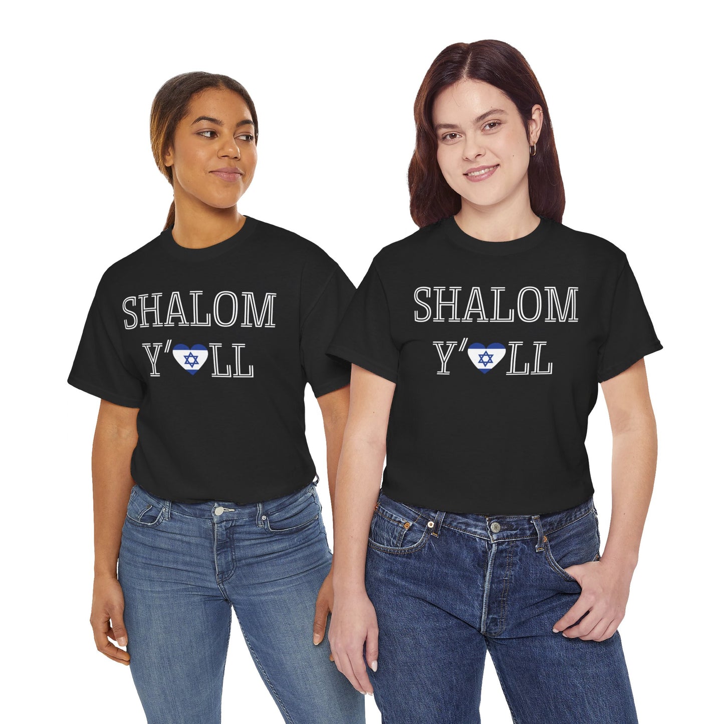 Cheryl, Shalom Y'all Unisex Heavy Cotton Tee