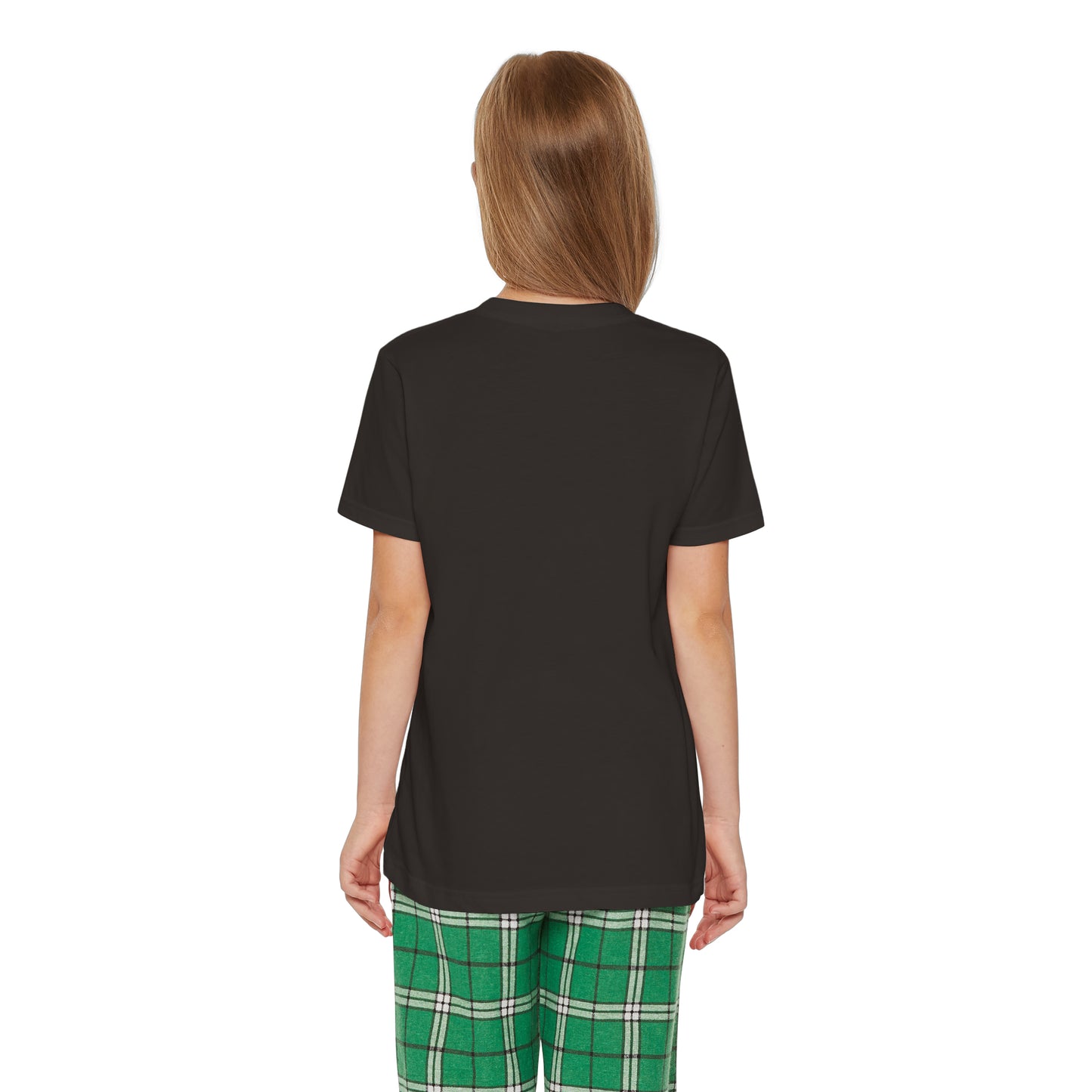 Batya Green Bat Mitzvah Pattern Youth Short Sleeve Outfit Set