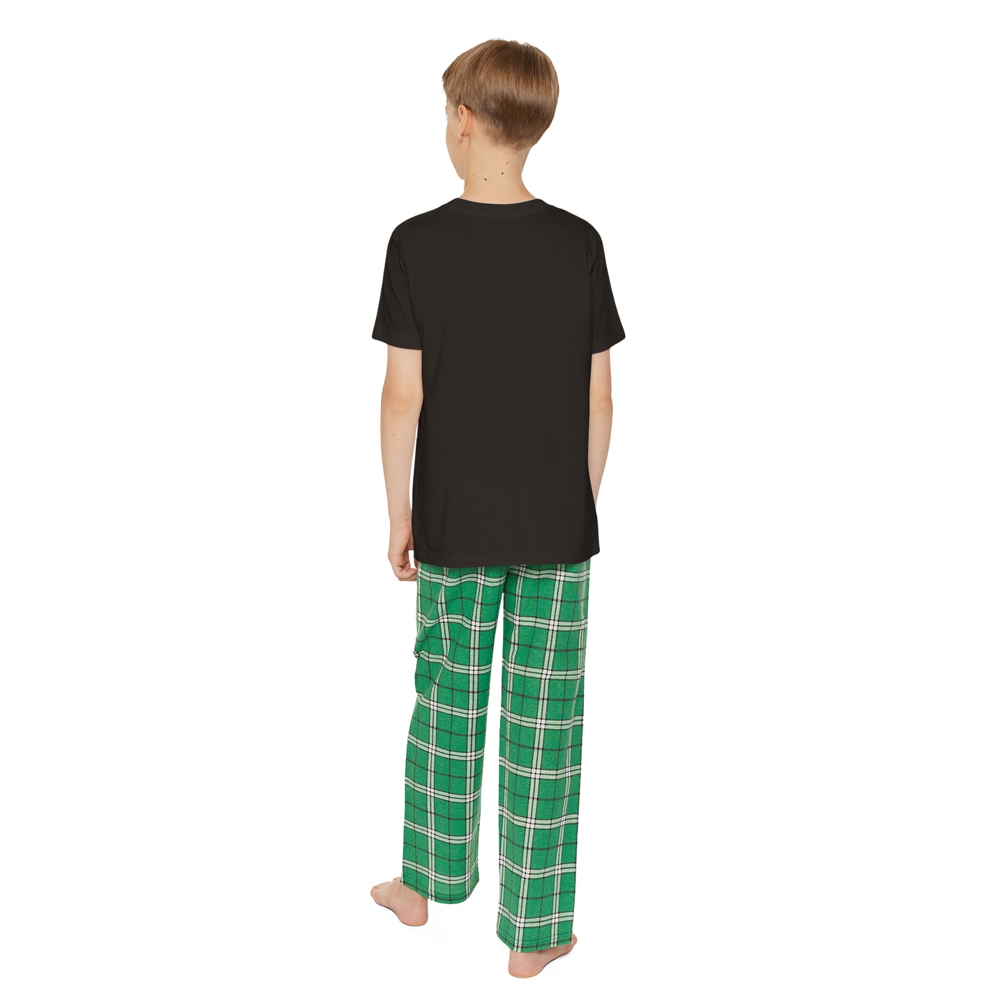 Batya Green Bat Mitzvah Pattern Youth Short Sleeve Outfit Set