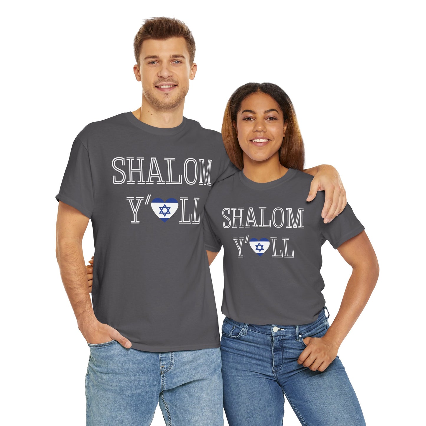 Cheryl, Shalom Y'all Unisex Heavy Cotton Tee