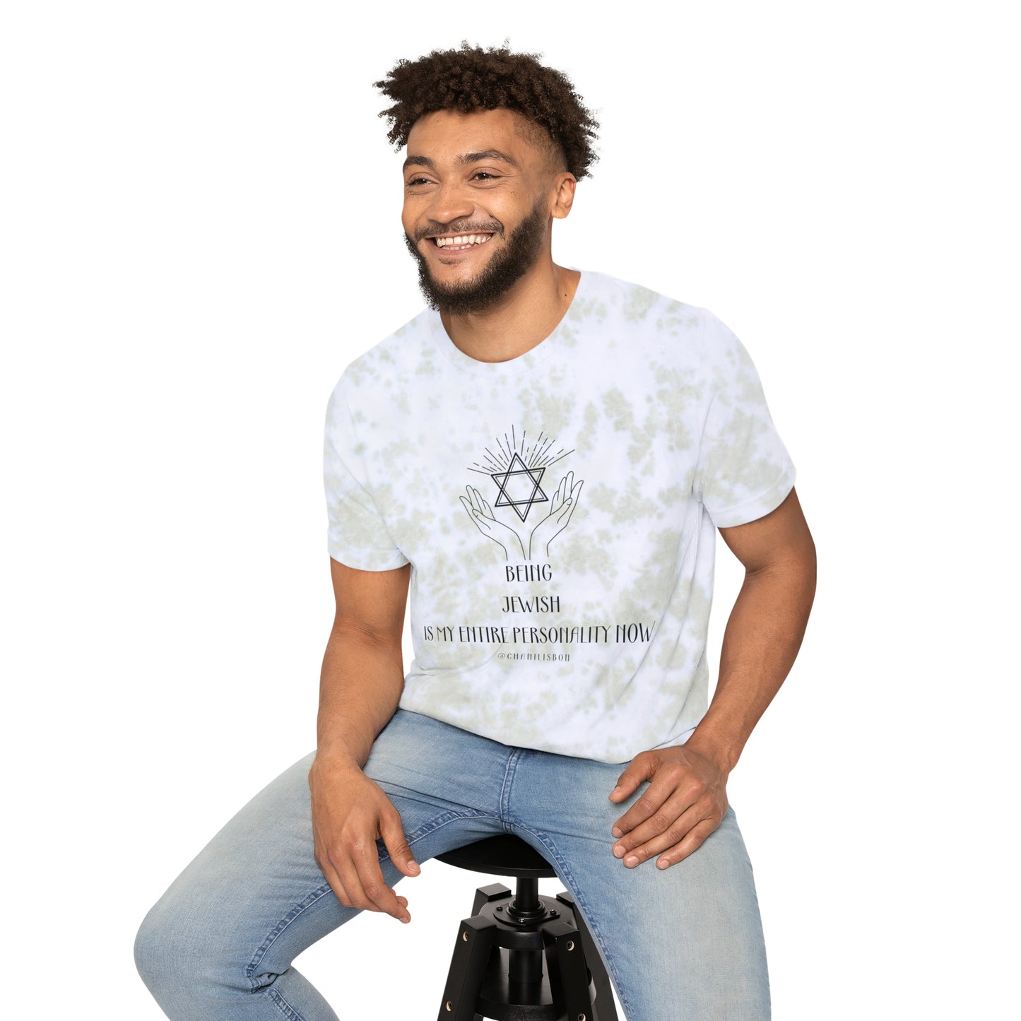 Chani Libson Jewish Personality Quote Design A Unisex FWD Fashion Tie-Dyed T-Shirt