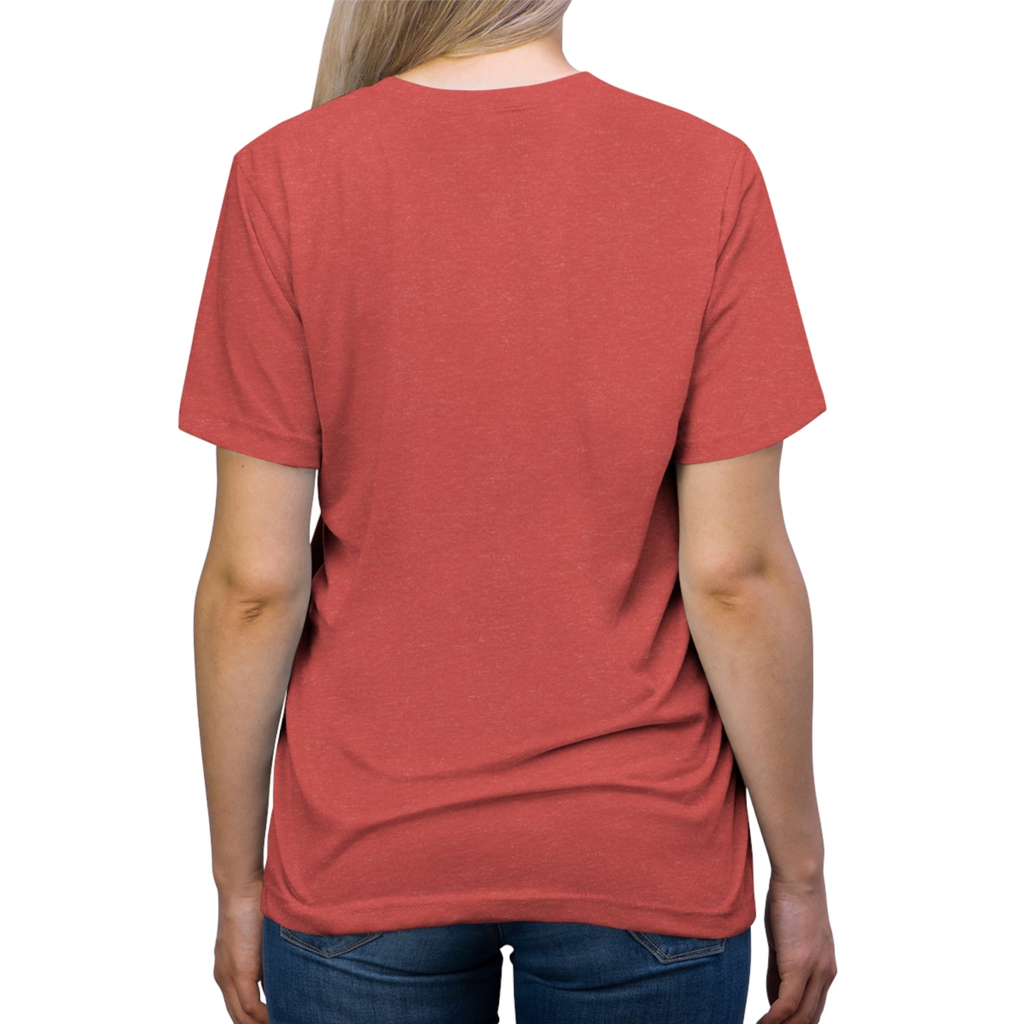 Flow & Squiggle Israel Pink & Coral Square Unisex Triblend Tee