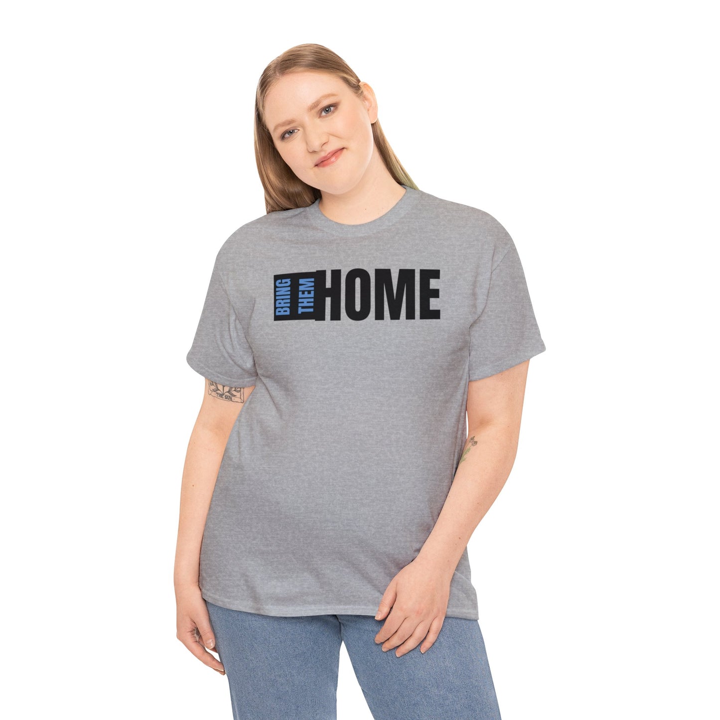 Bring Them HOME Black & Blue Unisex Heavy Cotton Tee