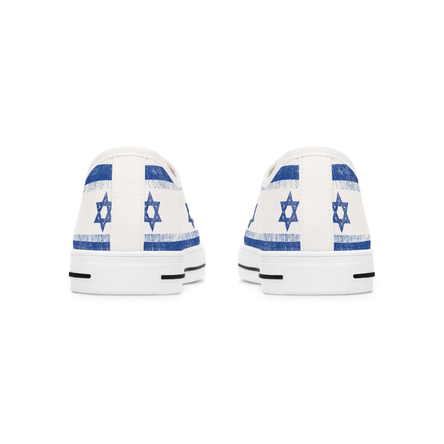 Imri Israel Flag Pattern Women's Low Top Sneakers