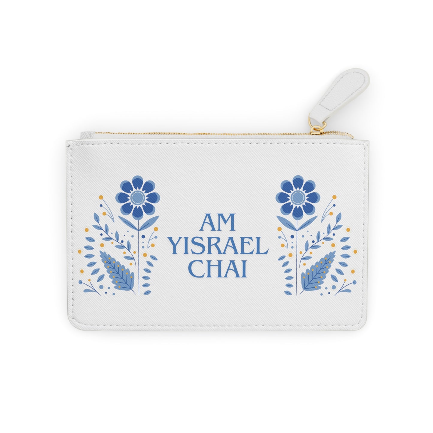 Yitzchak English Am Yisroel Chai Mini Clutch Bag