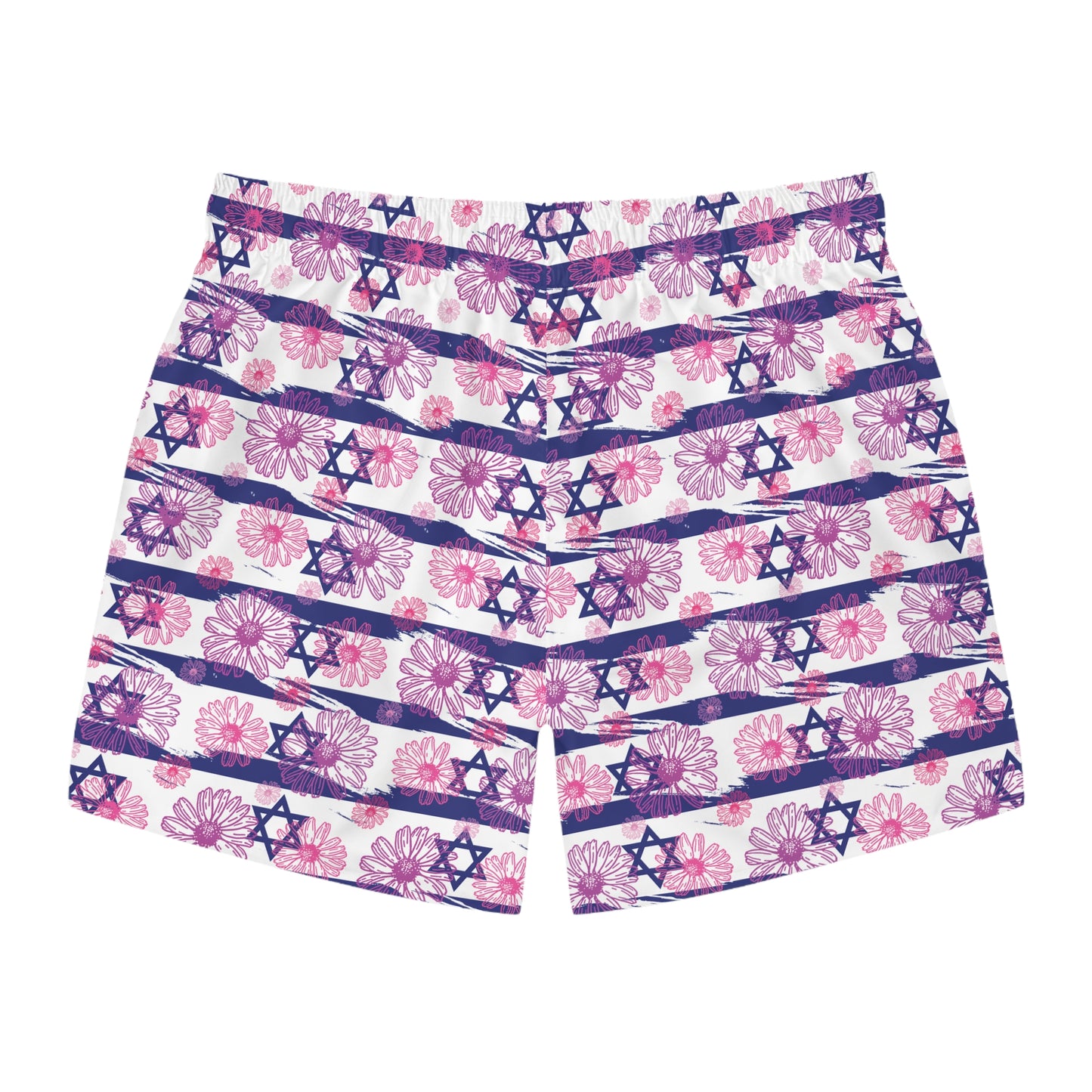 Israel Flowers Summer Swim Trunks