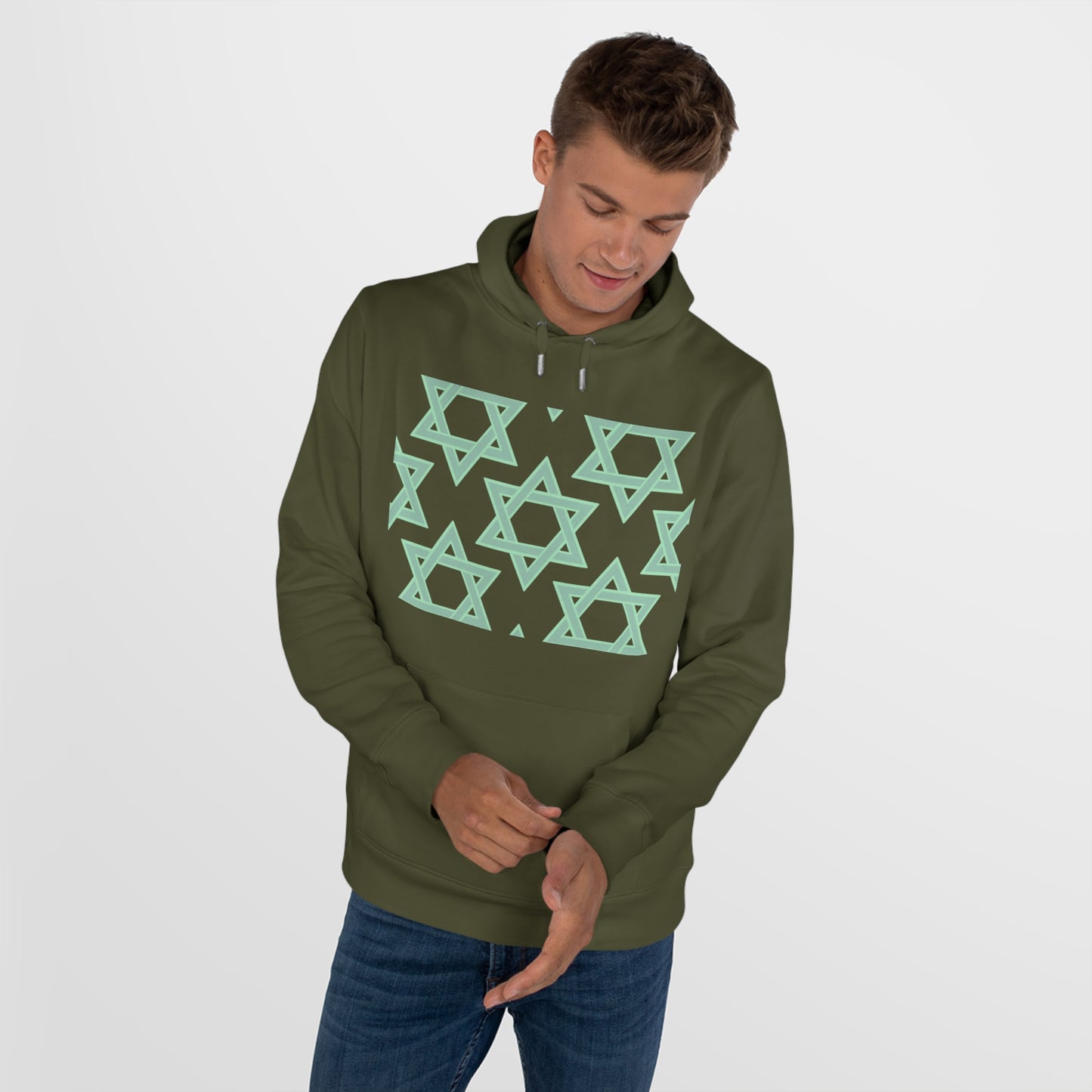 Shani Green Star Hoodie