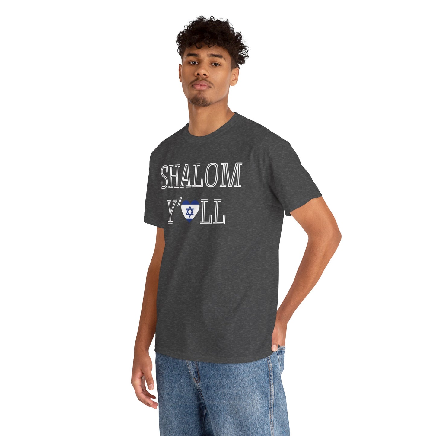 Cheryl, Shalom Y'all Unisex Heavy Cotton Tee