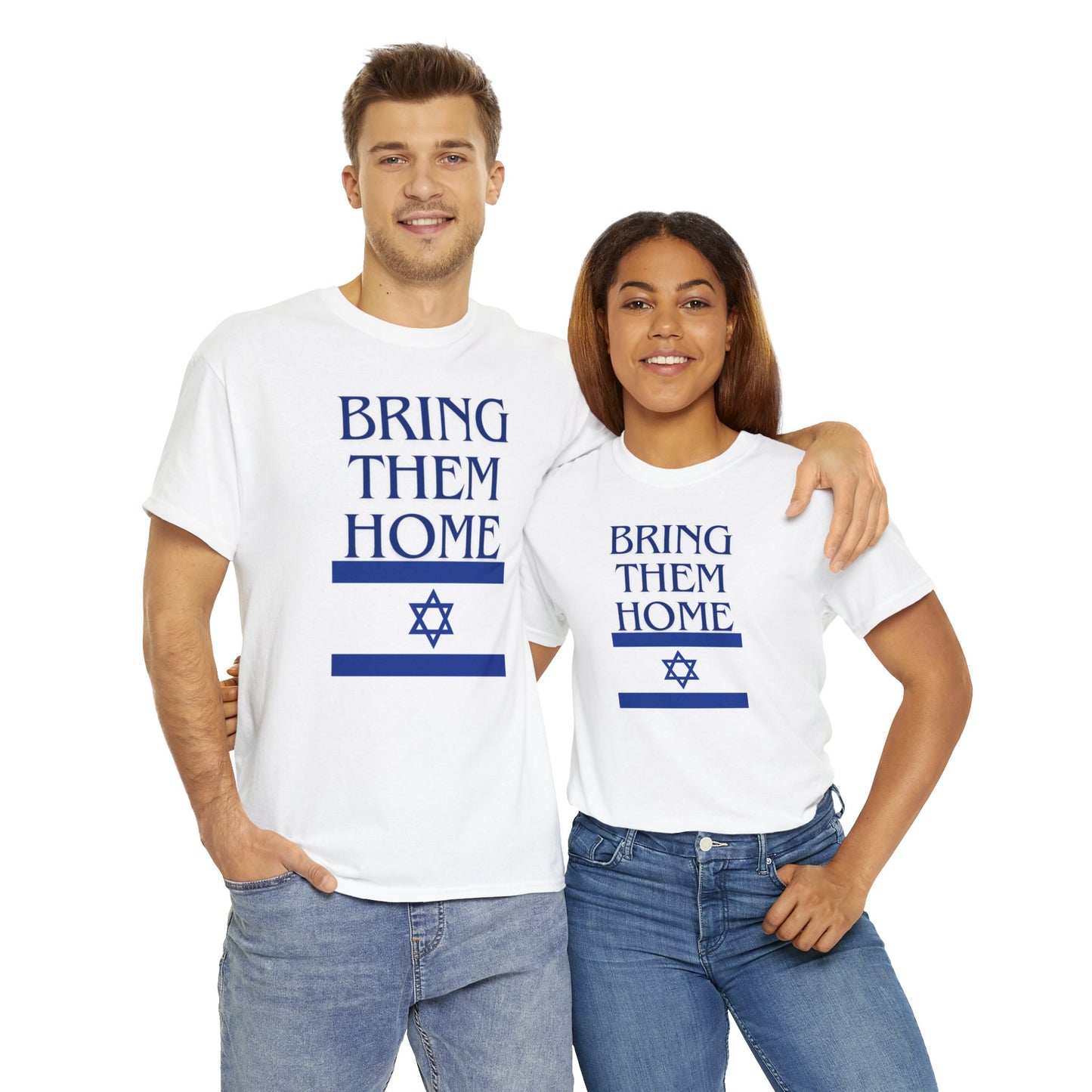 Bring Them Home Blue Unisex Heavy Cotton Tee