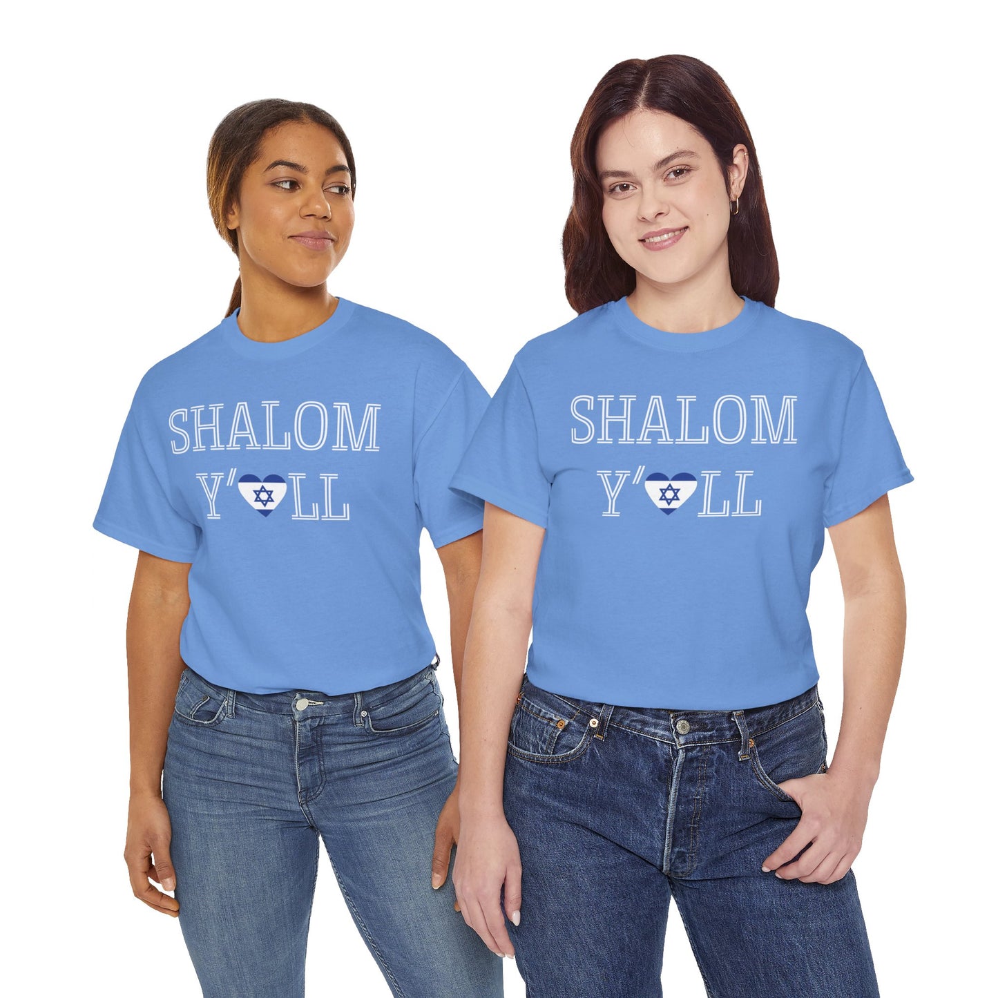 Cheryl, Shalom Y'all Unisex Heavy Cotton Tee