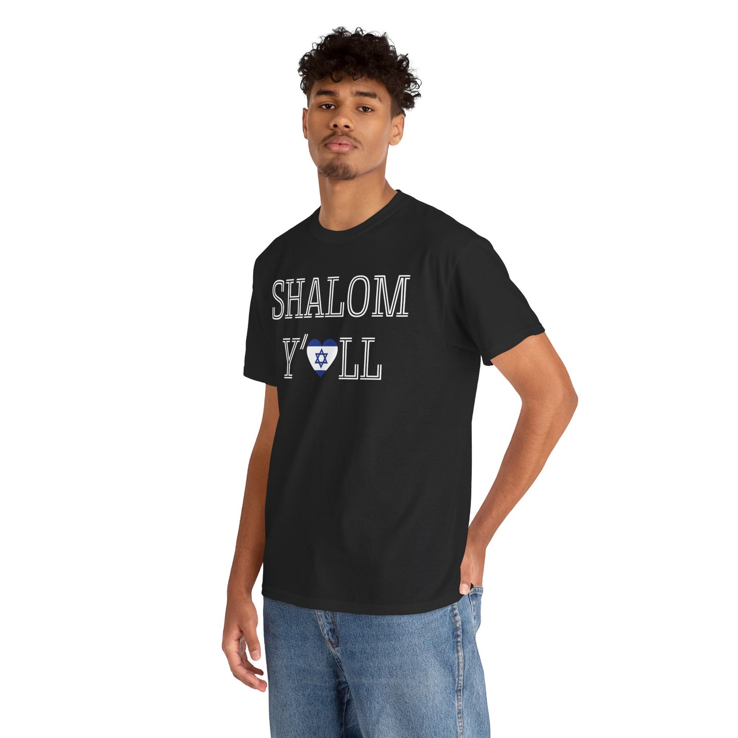 Cheryl, Shalom Y'all Unisex Heavy Cotton Tee