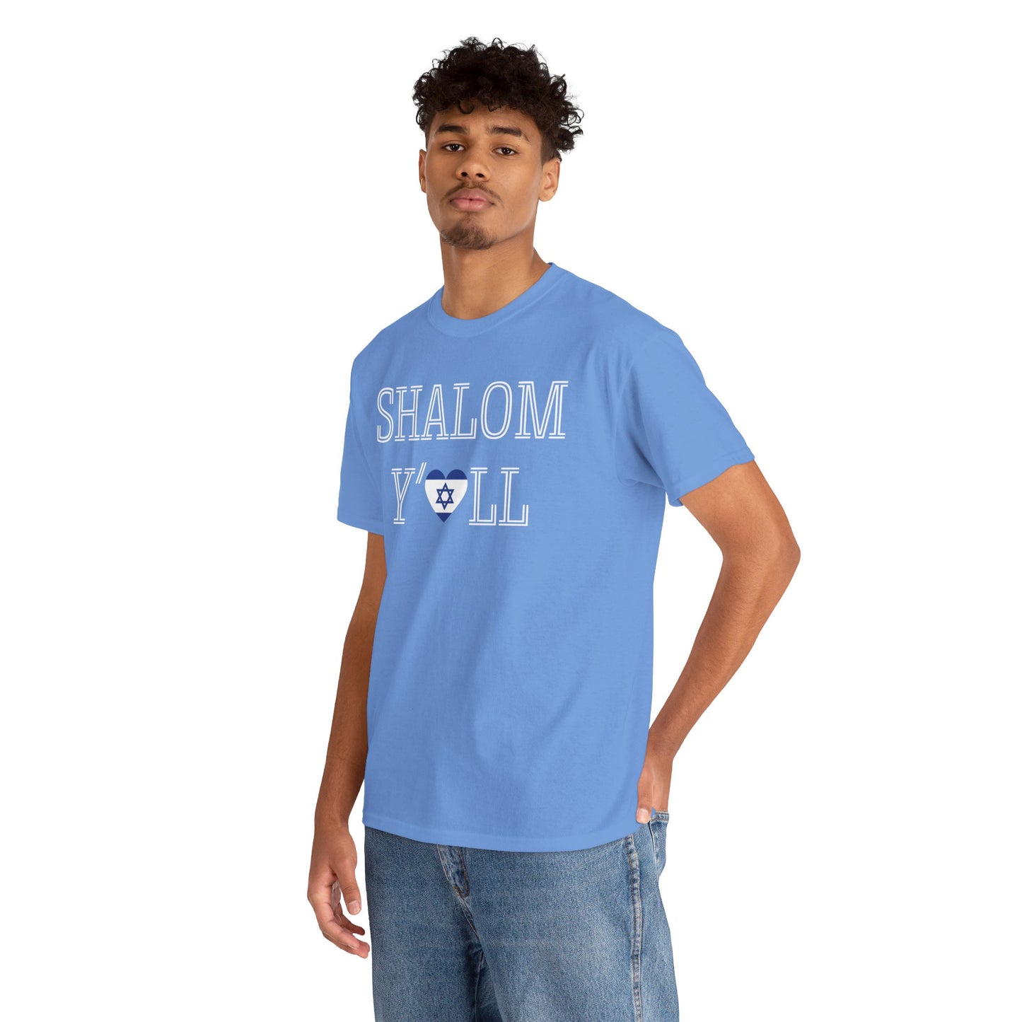 Cheryl, Shalom Y'all Unisex Heavy Cotton Tee