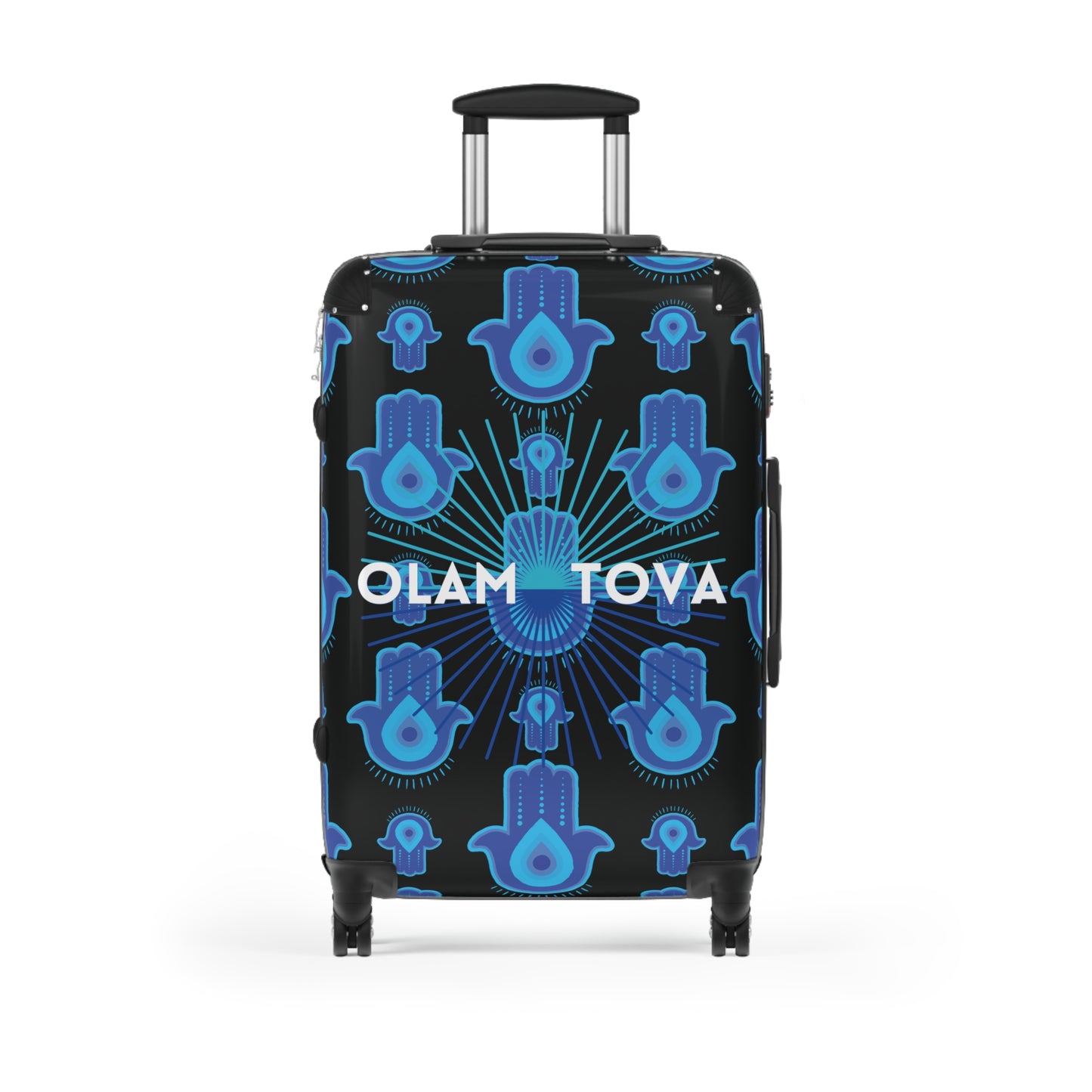 Hadassa Blue Period Hamsa Pattern of Suitcase