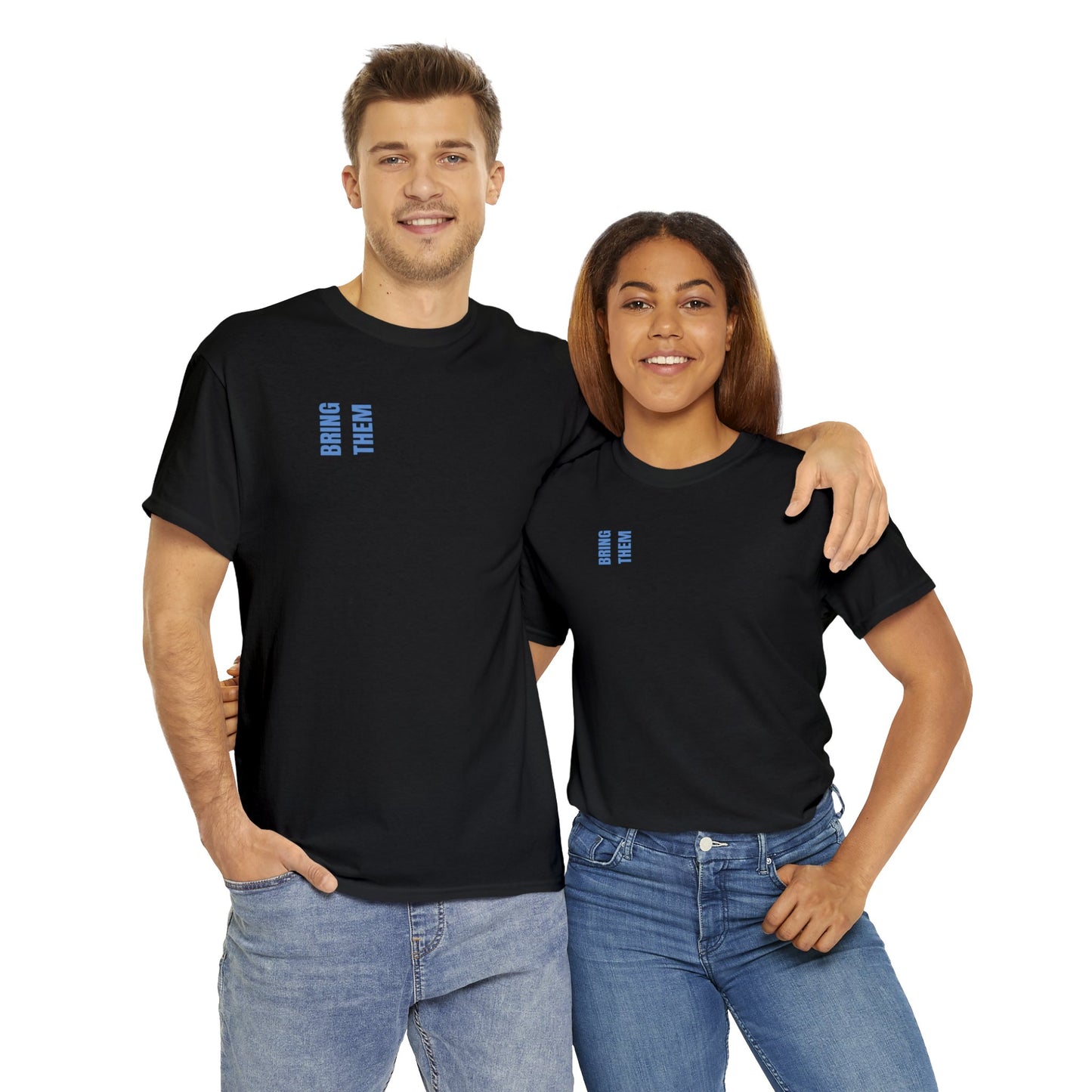 Bring Them HOME Black & Blue Unisex Heavy Cotton Tee